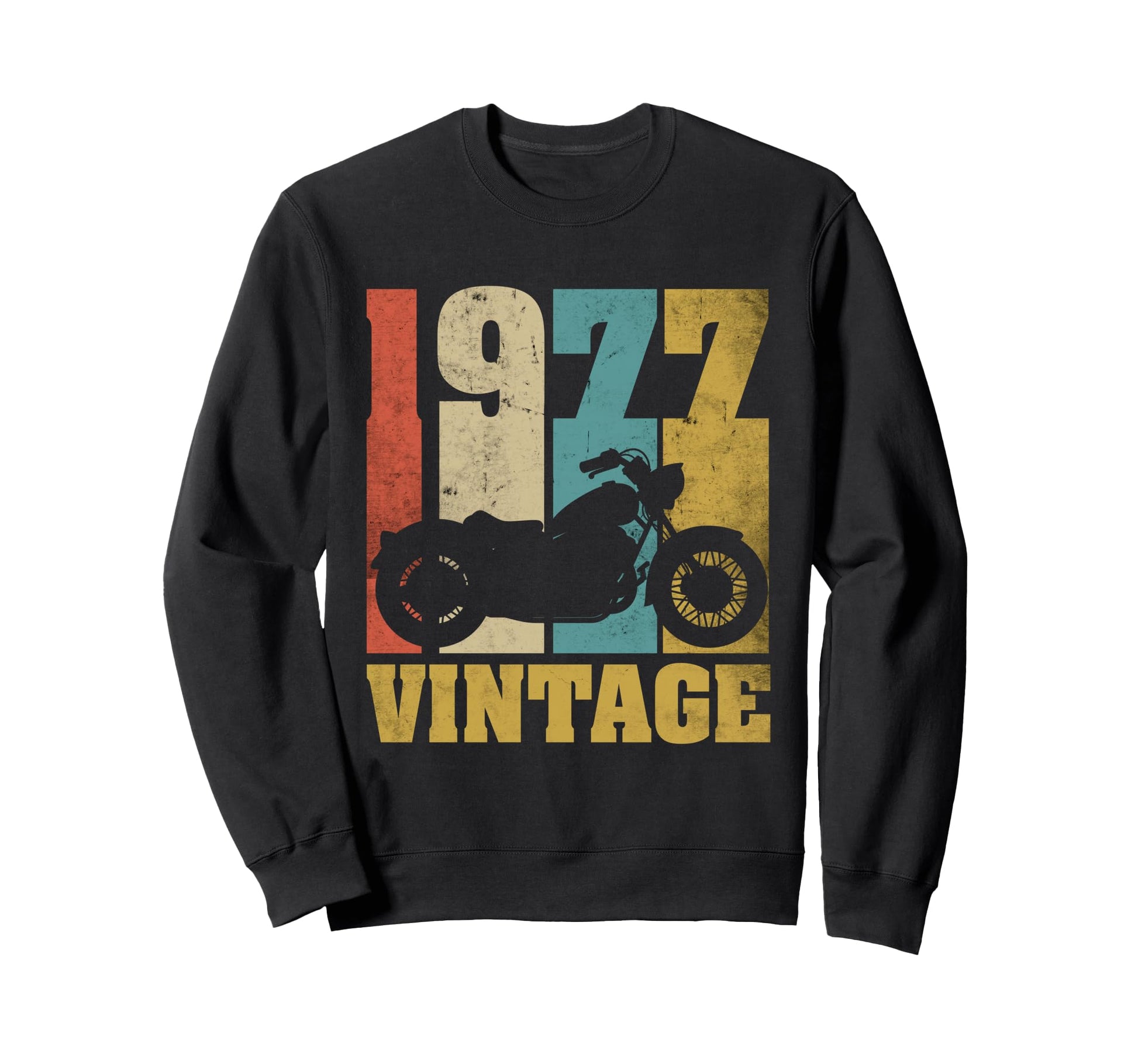 49Th Birthday Biker Dad Father Sweatshirt - Casual Everyday Wear Unisex - T-Shirt, Sweatshirt, Hoodie