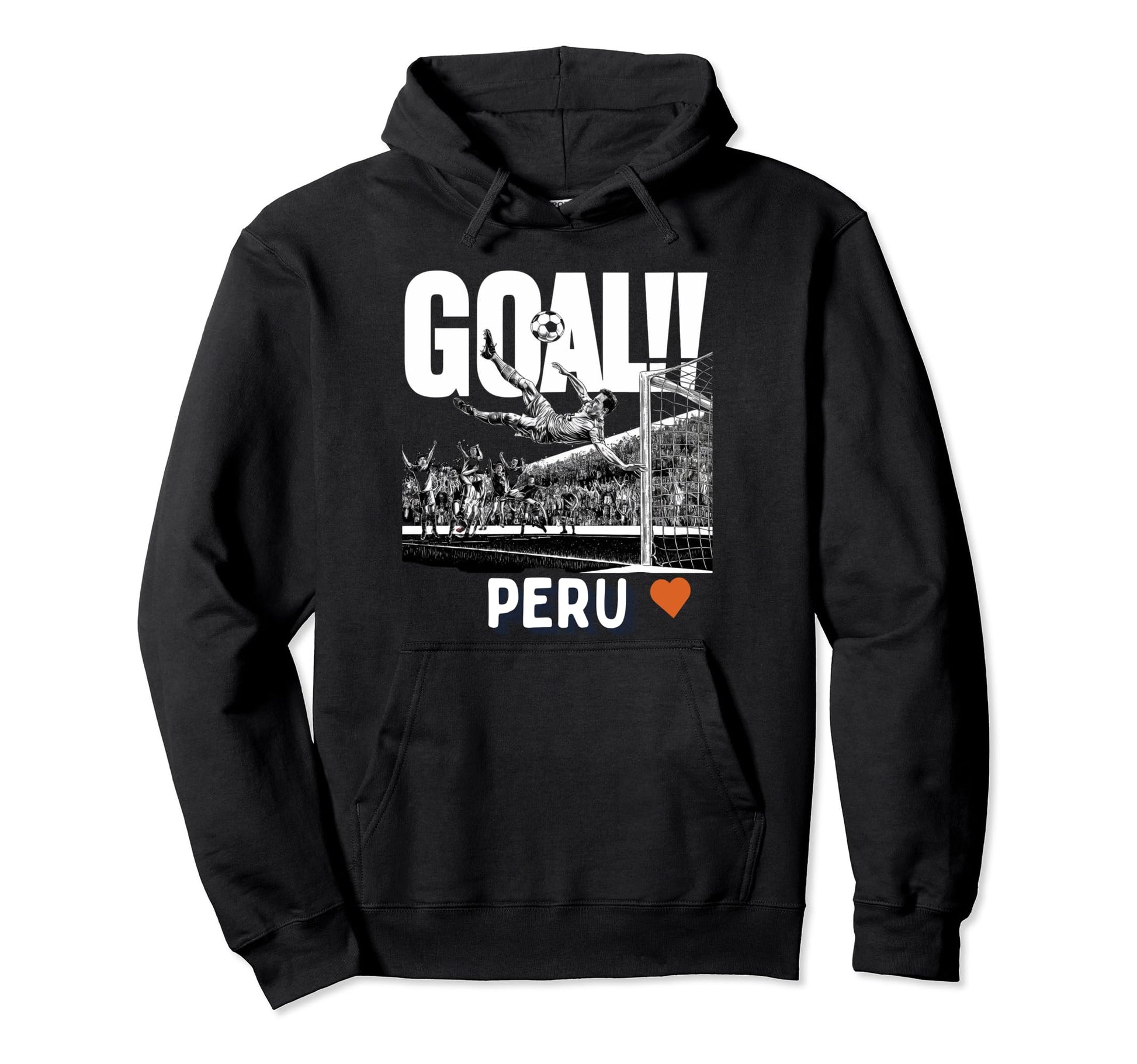 Peru Goal De Tu Seleccion Seleccion Hoodie - Minimalist Print for Adults - T-Shirt, Sweatshirt, Hoodie