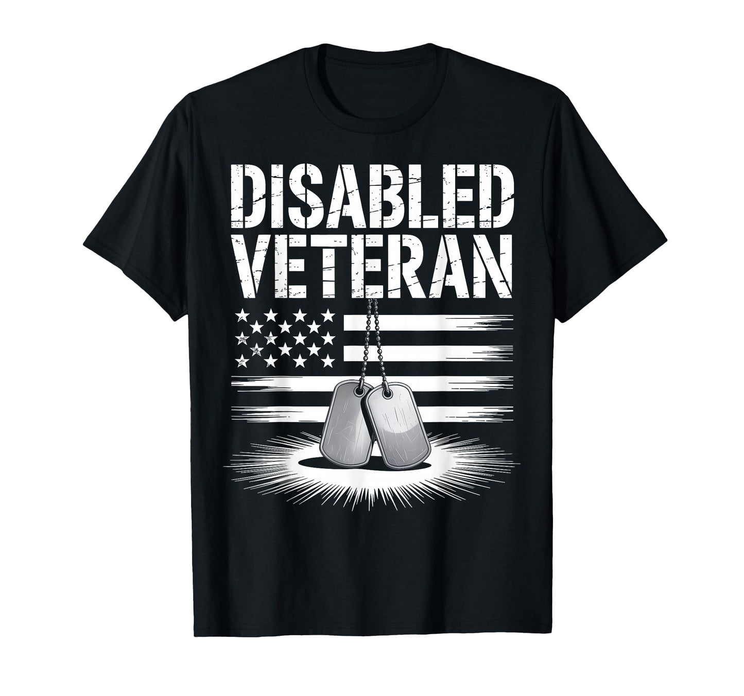 Disabled Veteran Happy 4Th July T-Shirt - Casual Everyday Wear Men Women - T-Shirt, Sweatshirt, Hoodie