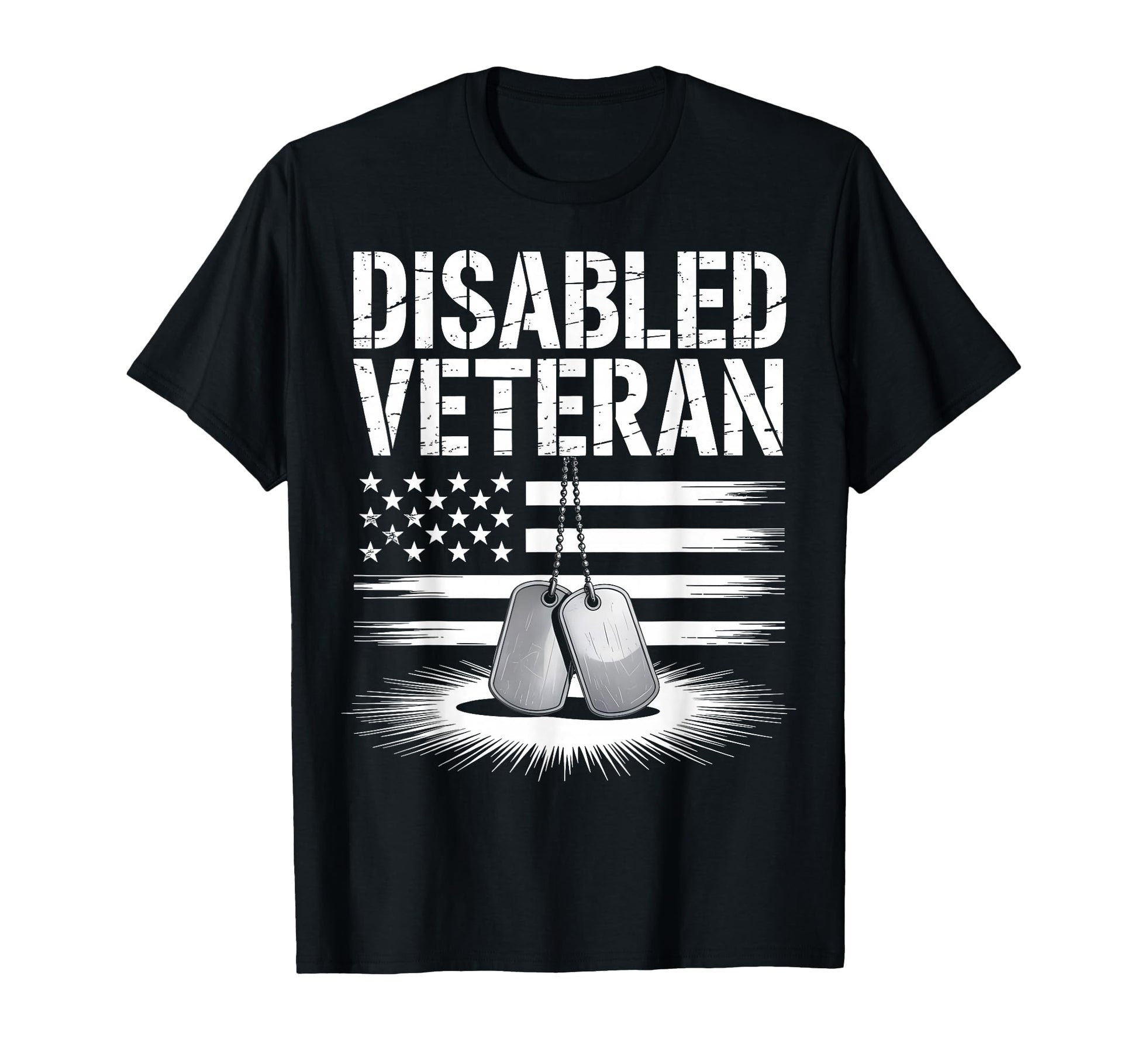 Disabled Veteran Happy 4Th July T-Shirt - Casual Everyday Wear Men Women - T-Shirt, Sweatshirt, Hoodie