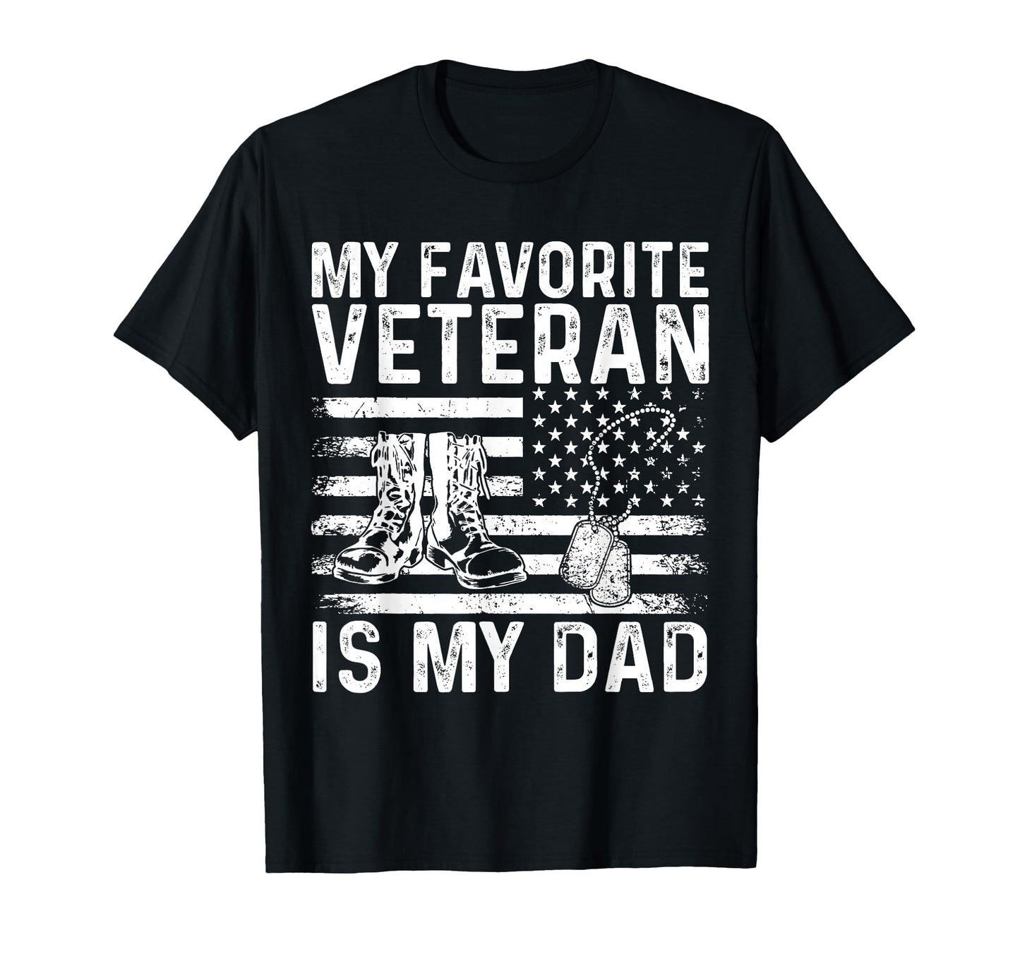 Veteran Dad Father My Favorite T-Shirt - Minimalist Print Men Women - T-Shirt, Sweatshirt, Hoodie