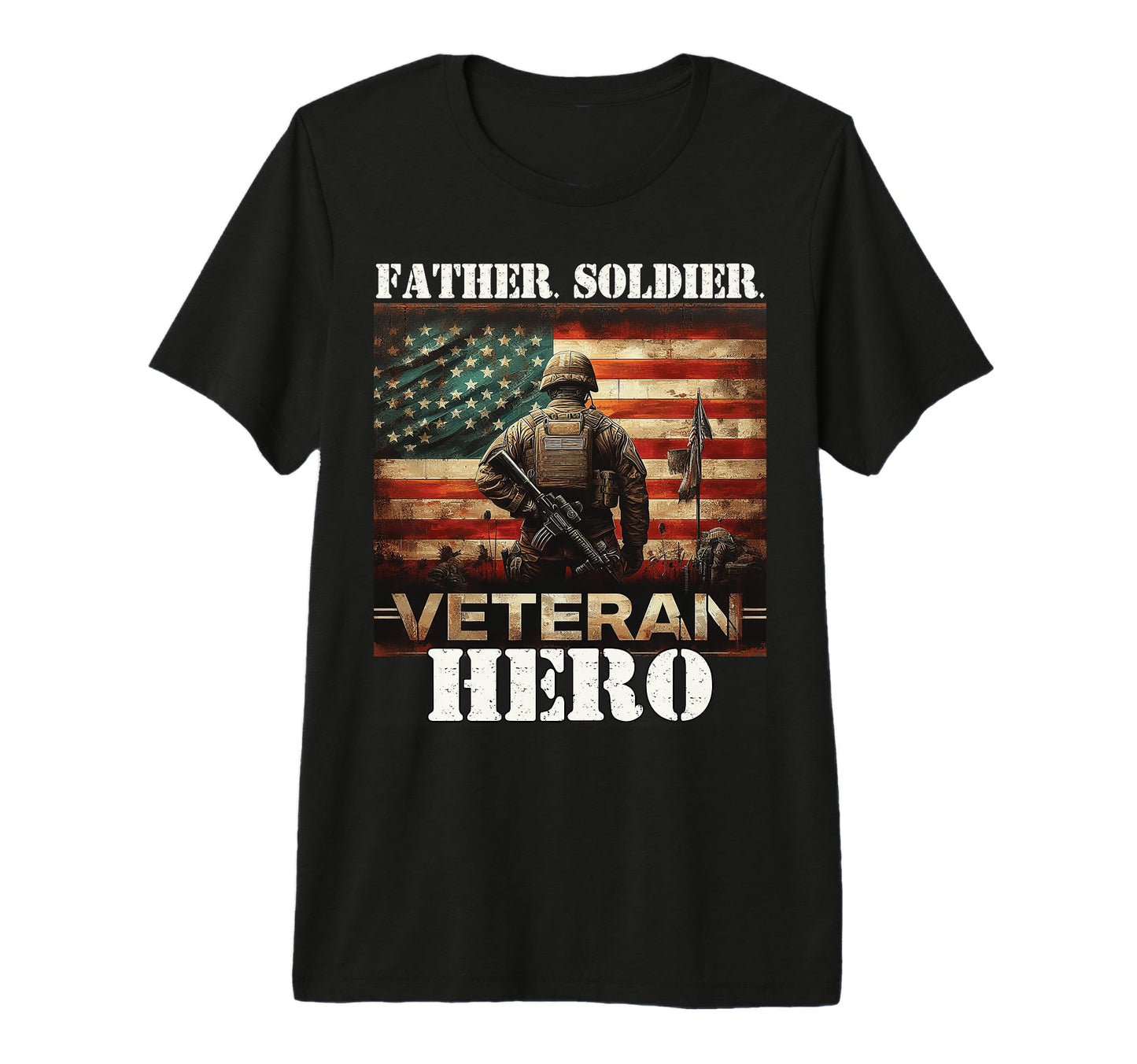 Proud Father Son Daughter Wife Army T-Shirt - Trendy Graphic Unisex - T-Shirt, Sweatshirt, Hoodie