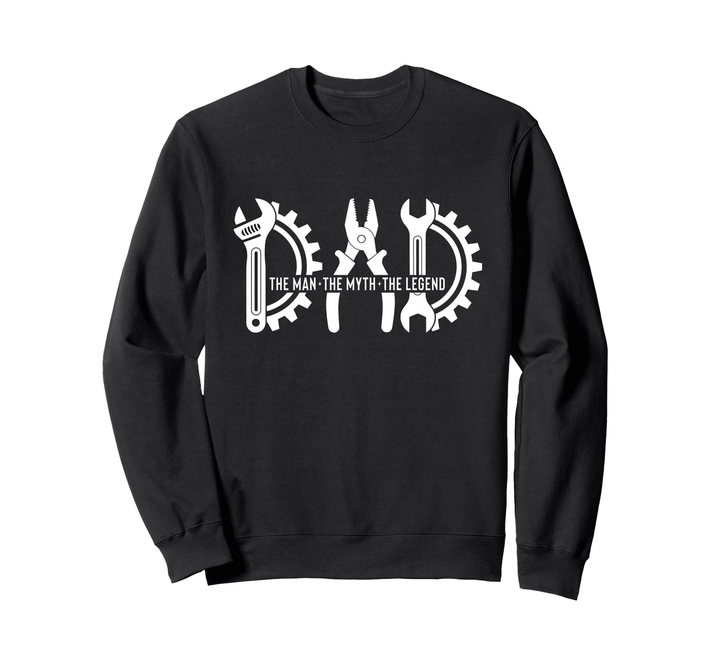 Best Dad Funny Fathers Day Proud Father Sweatshirt - Graphic Print Unisex - T-Shirt, Sweatshirt, Hoodie