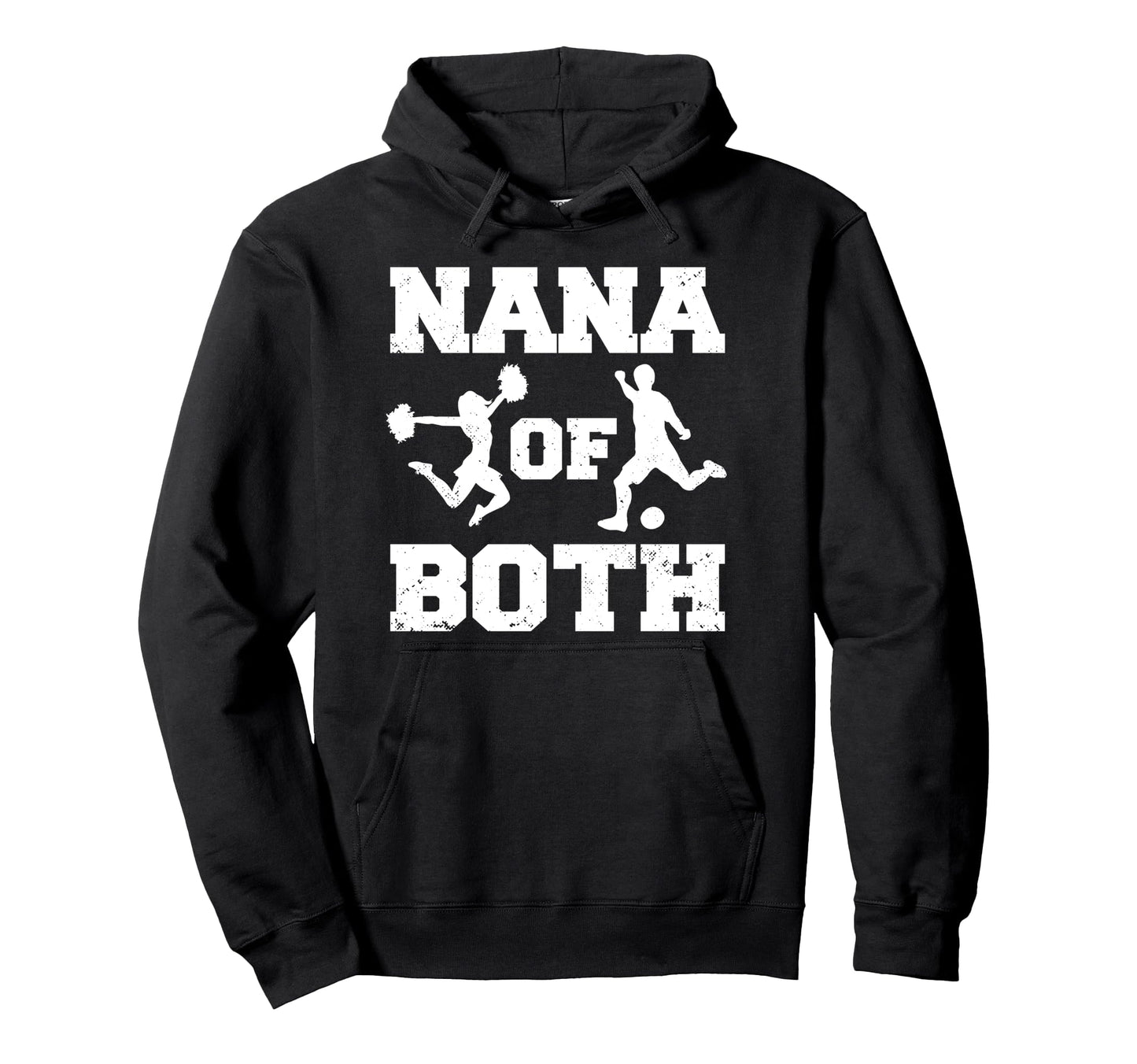 Nana Both Funny Soccer And Cheer Nana Hoodie - Minimalist Print Unisex - T-Shirt, Sweatshirt, Hoodie