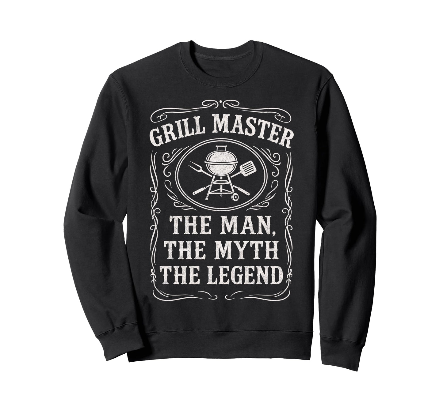 Funny Bbq Dad Grill Master Myth Legend Sweatshirt - Streetwear Style Unisex - T-Shirt, Sweatshirt, Hoodie