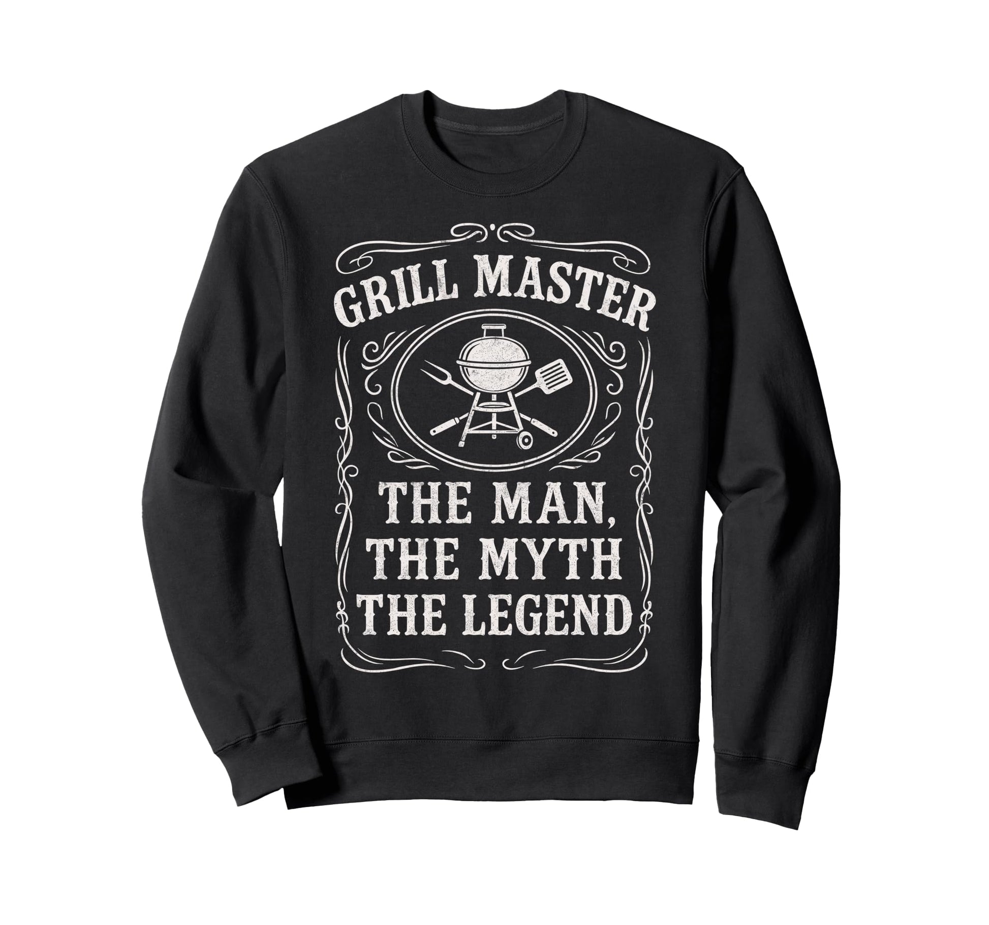 Funny Bbq Dad Grill Master Myth Legend Sweatshirt - Streetwear Style Unisex - T-Shirt, Sweatshirt, Hoodie