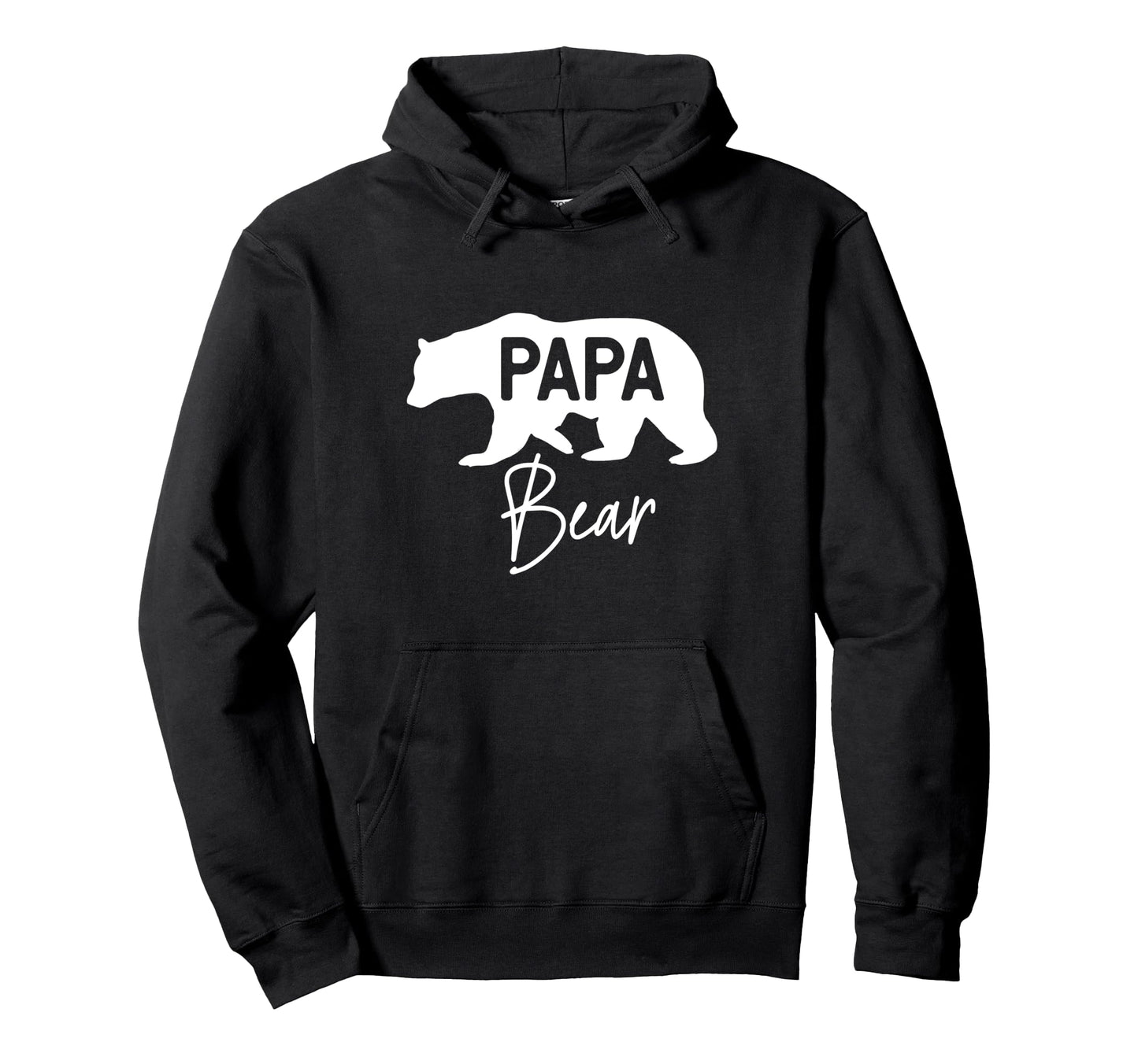 Papa Bear Dad Daddy Father Gift Hoodie - Casual Everyday Wear Men Women - T-Shirt, Sweatshirt, Hoodie