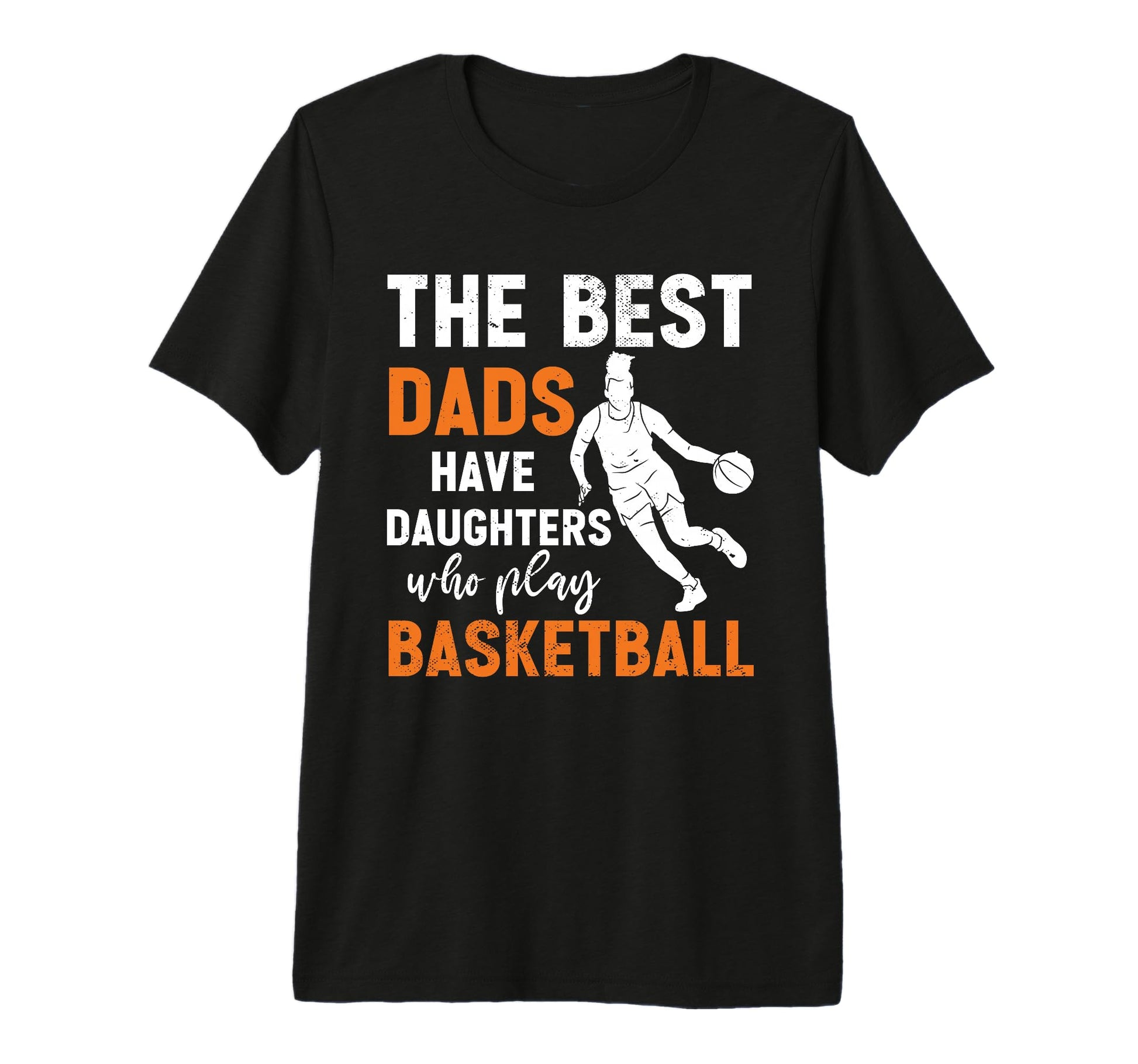 Fathers Day Basketball Dad Game Day Tri T-Shirt - Unique Graphic Unisex - T-Shirt, Sweatshirt, Hoodie