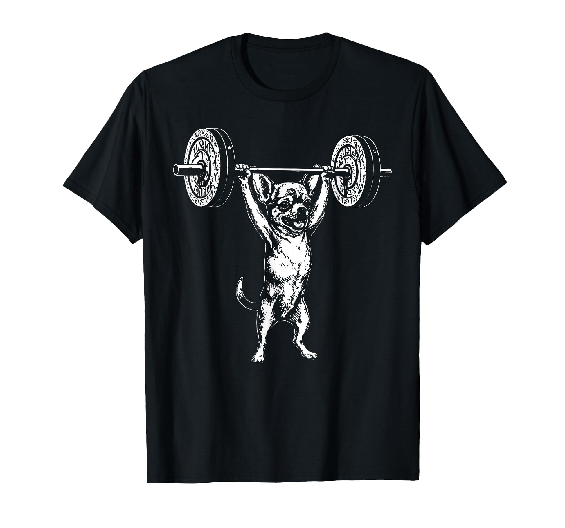 Chihuahua Lifting Weight Lifting Gym Dog T-Shirt - Graphic Print Men Women - T-Shirt, Sweatshirt, Hoodie