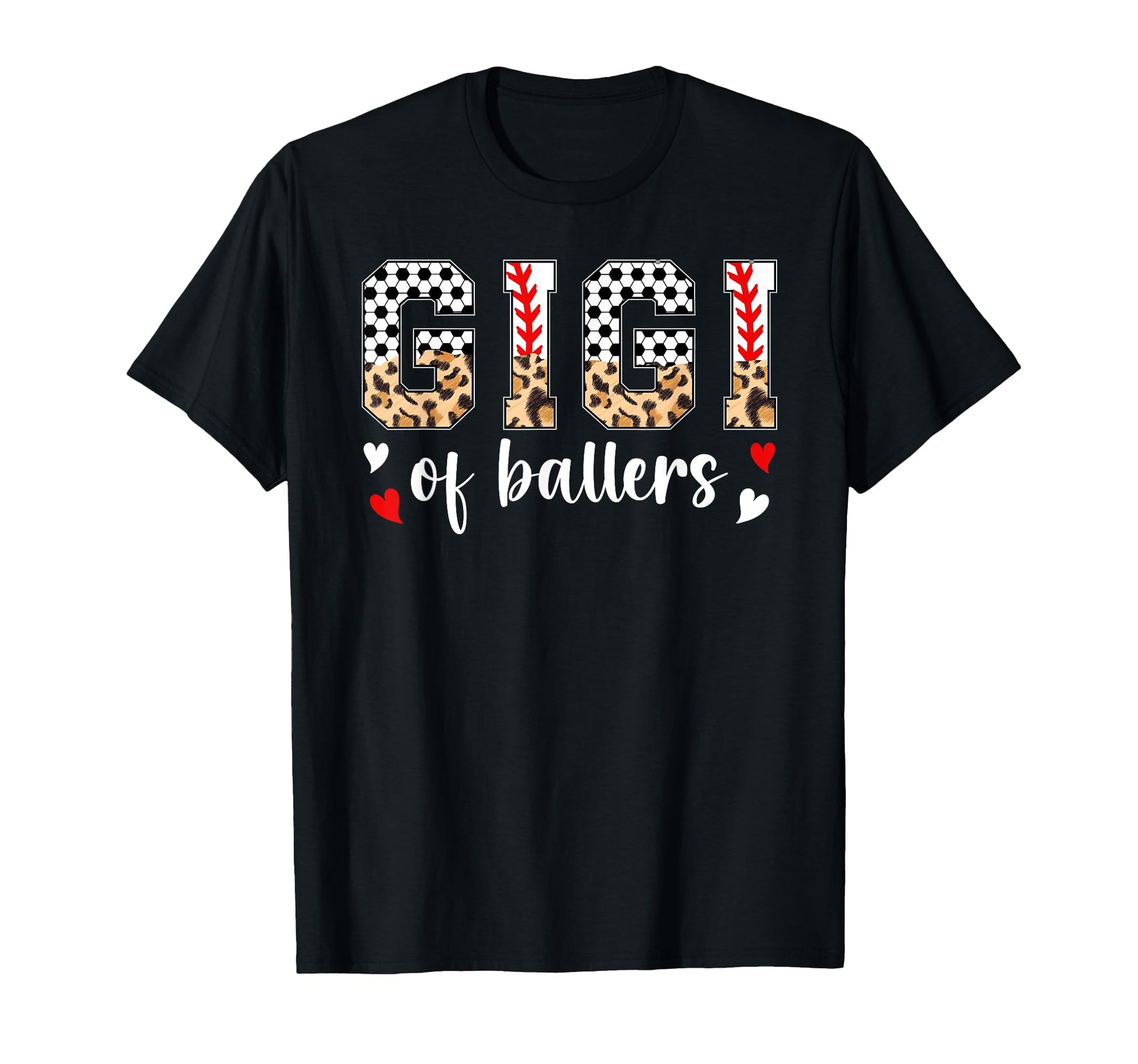 Gigi Ballers Baseball Soccer Gigi Grandma T-Shirt - Graphic Print Men Women - T-Shirt, Sweatshirt, Hoodie