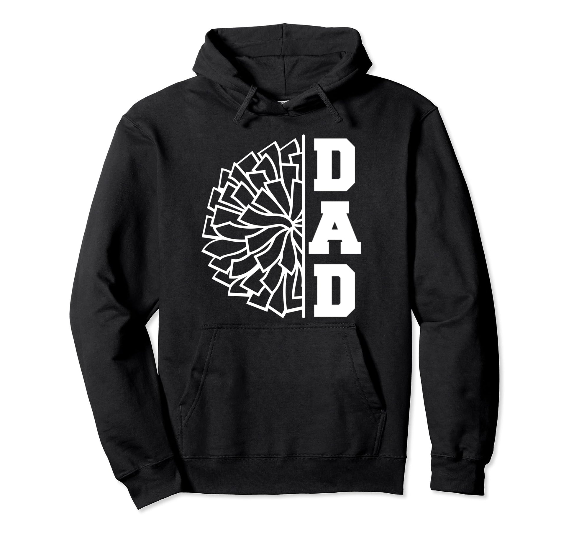 Cheerleading Dad Cheerleader Cheer Dad Hoodie - Custom Art Print for Adults - T-Shirt, Sweatshirt, Hoodie