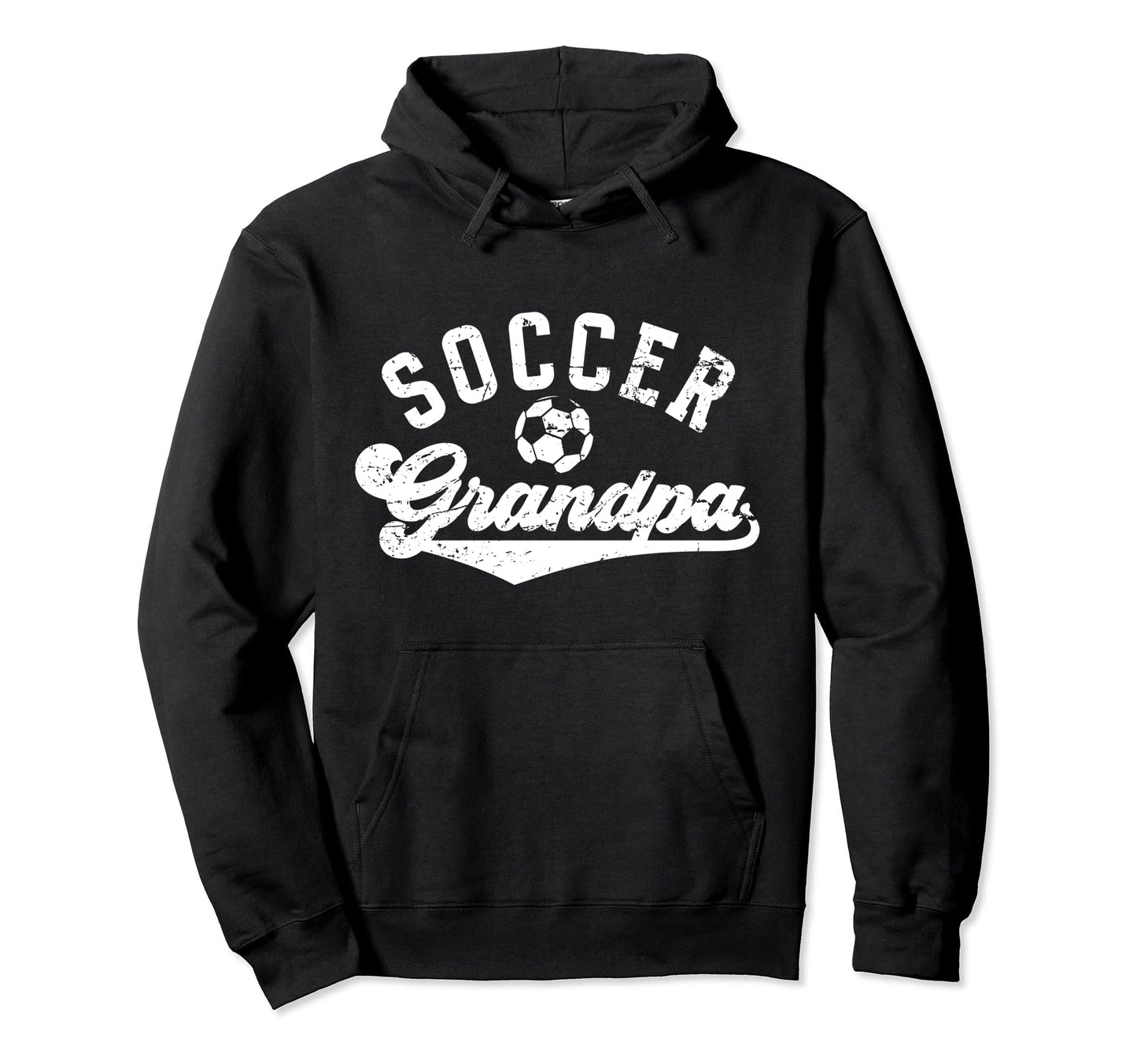 Soccer Grandpa Proud Grandpa Soccer Hoodie - Custom Art Print for Adults - T-Shirt, Sweatshirt, Hoodie