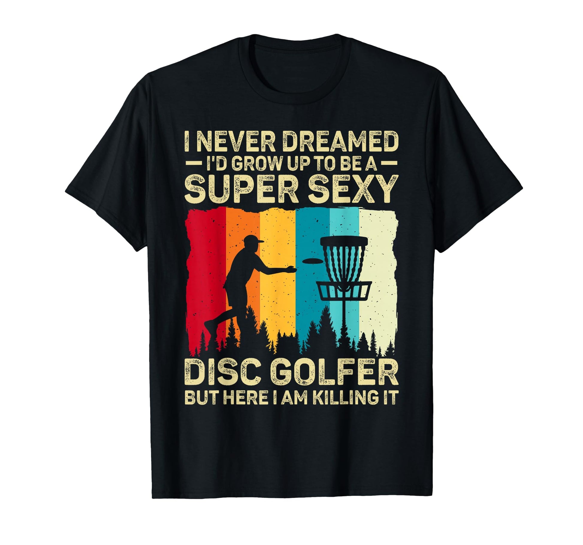 Disc Golfer Sport Dad Disc Golf T-Shirt - Minimalist Print Men Women - T-Shirt, Sweatshirt, Hoodie