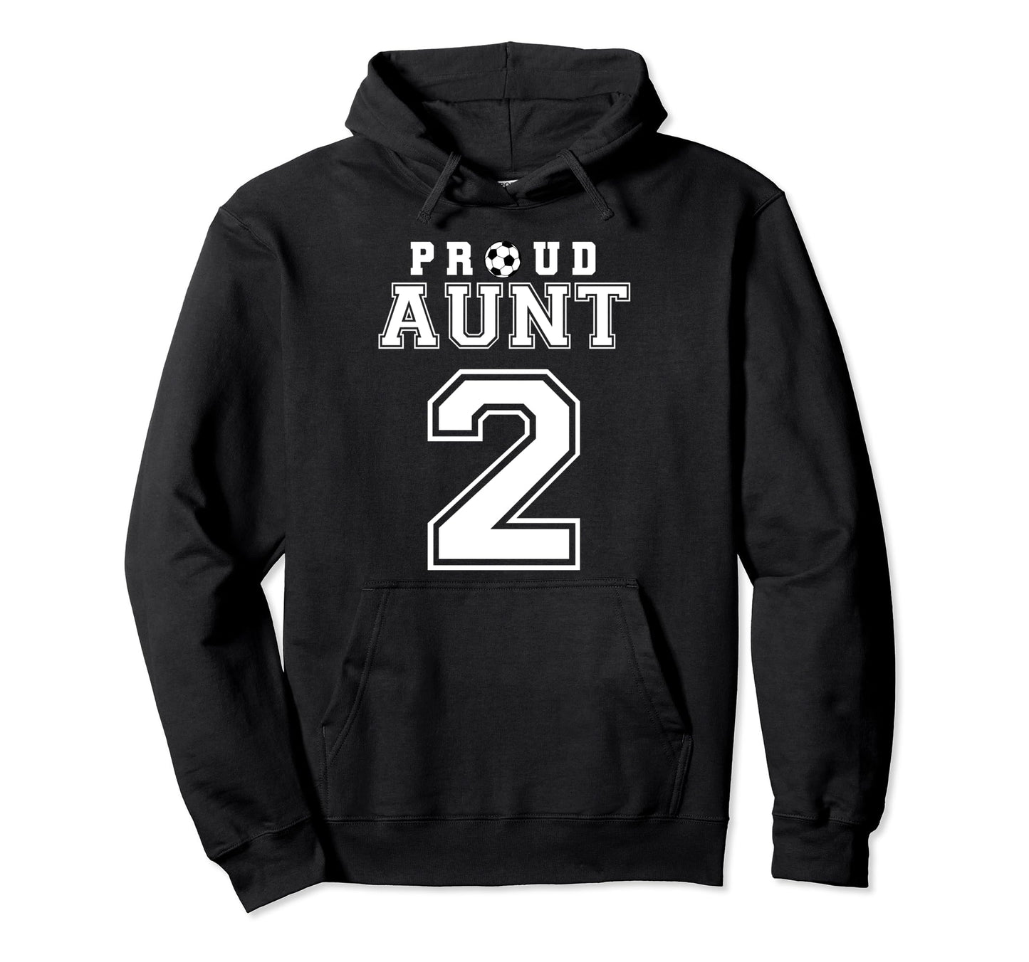 Number 2 Custom Proud Soccer Futbol Hoodie - Fun Novelty Design Unisex - T-Shirt, Sweatshirt, Hoodie