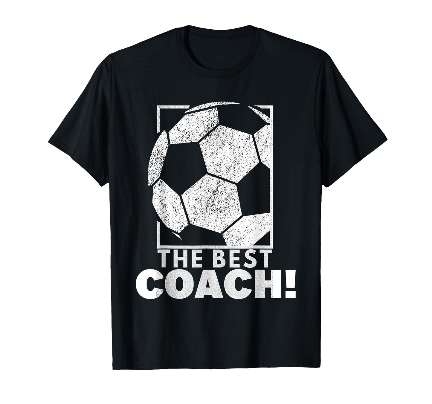 Best Soccer Coach Soccer Ball T-Shirt - Fun Novelty Design Men Women - T-Shirt, Sweatshirt, Hoodie