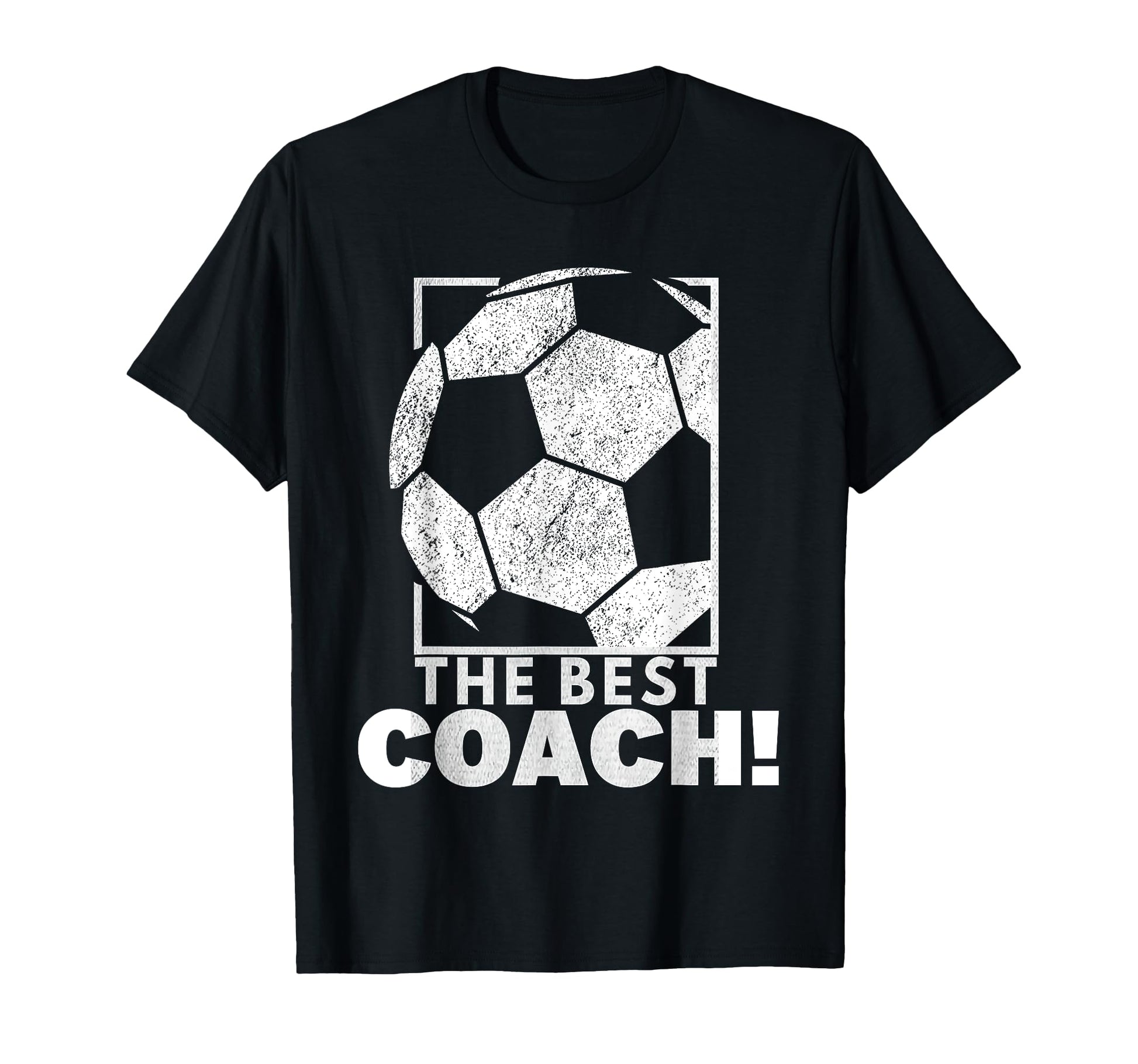 Best Soccer Coach Soccer Ball T-Shirt - Fun Novelty Design Men Women - T-Shirt, Sweatshirt, Hoodie