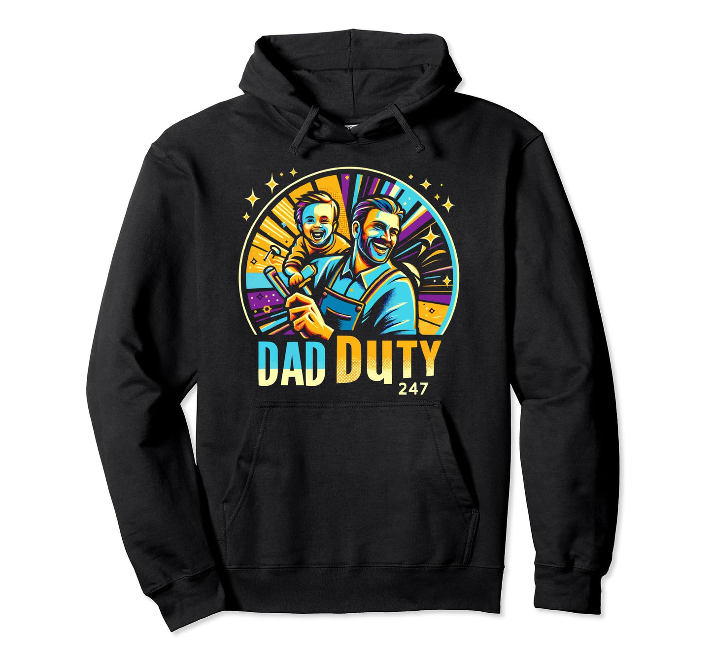 Single Dad Parenting Single Parent Hoodie - Novelty Apparel Men Women - T-Shirt, Sweatshirt, Hoodie