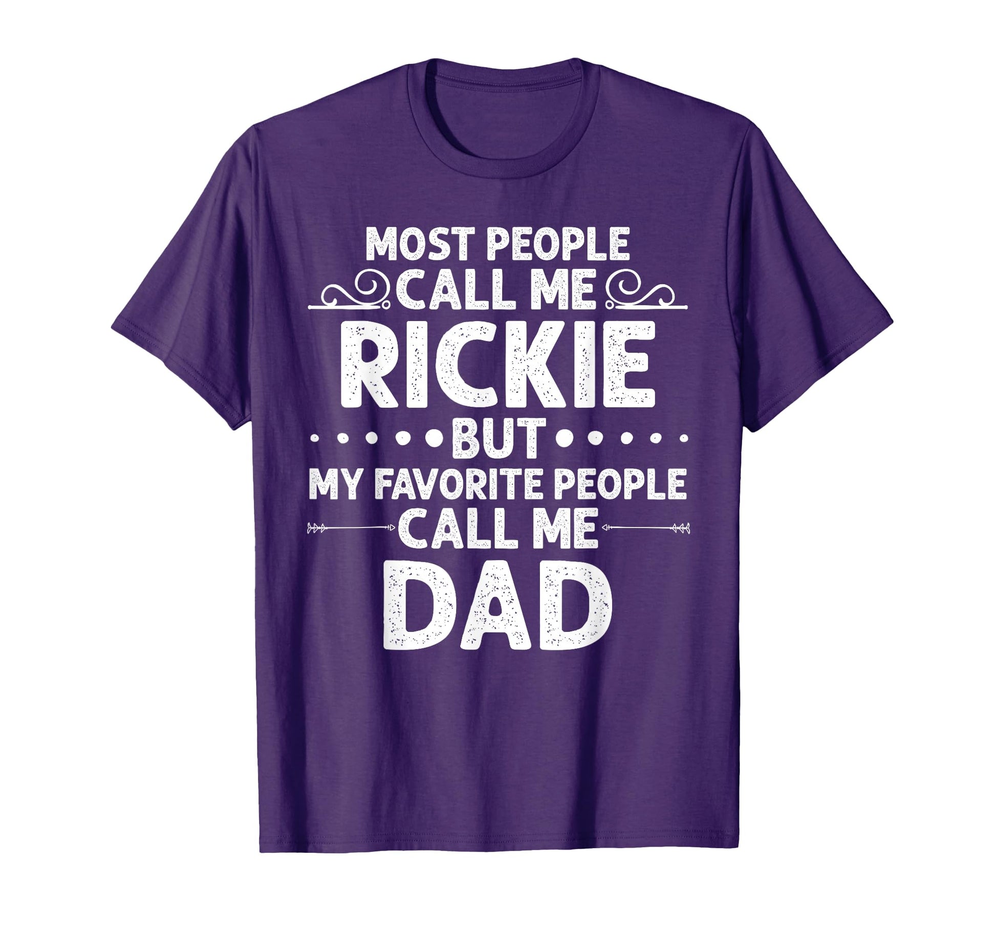 Rickie Gift Name Funny Fathers Day T-Shirt - Custom Art Print Men Women - T-Shirt, Sweatshirt, Hoodie