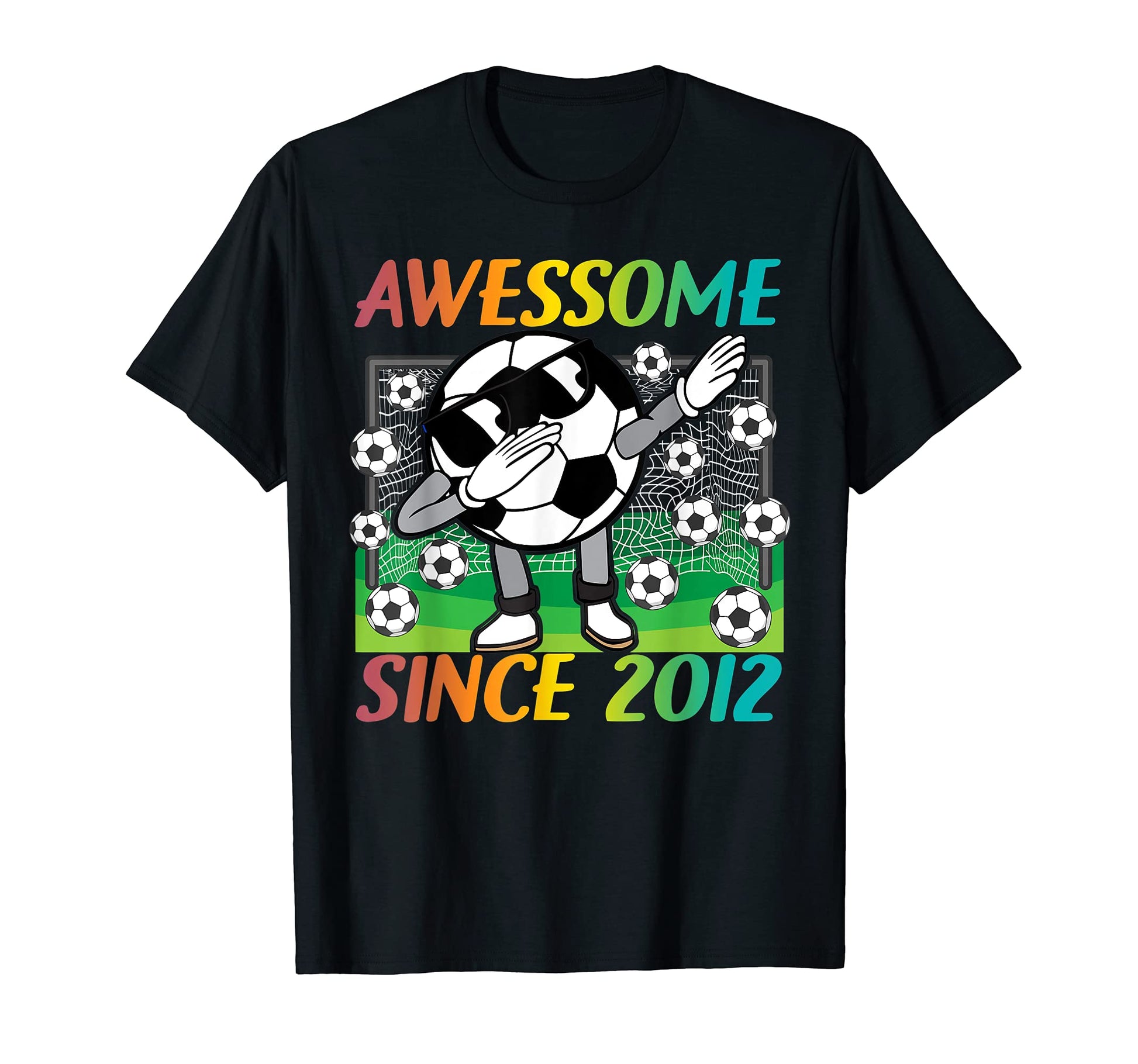 Awesome Since 2012 9 Year Old 9Th T-Shirt - Fun Novelty Design Men Women - T-Shirt, Sweatshirt, Hoodie