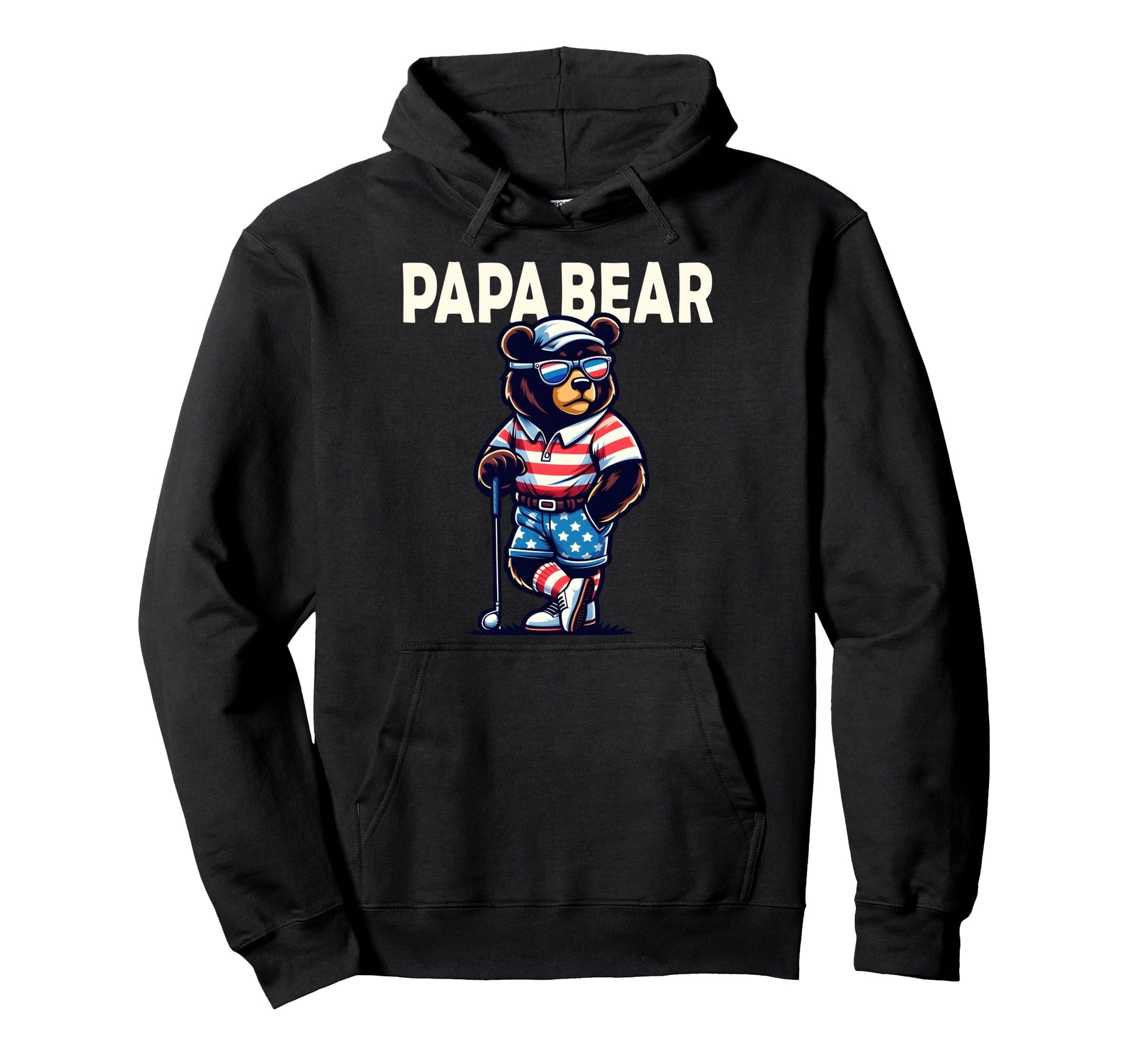 Papa Bear Gifts Funny Birthday Fun Gift Hoodie - Streetwear Style Unisex - T-Shirt, Sweatshirt, Hoodie