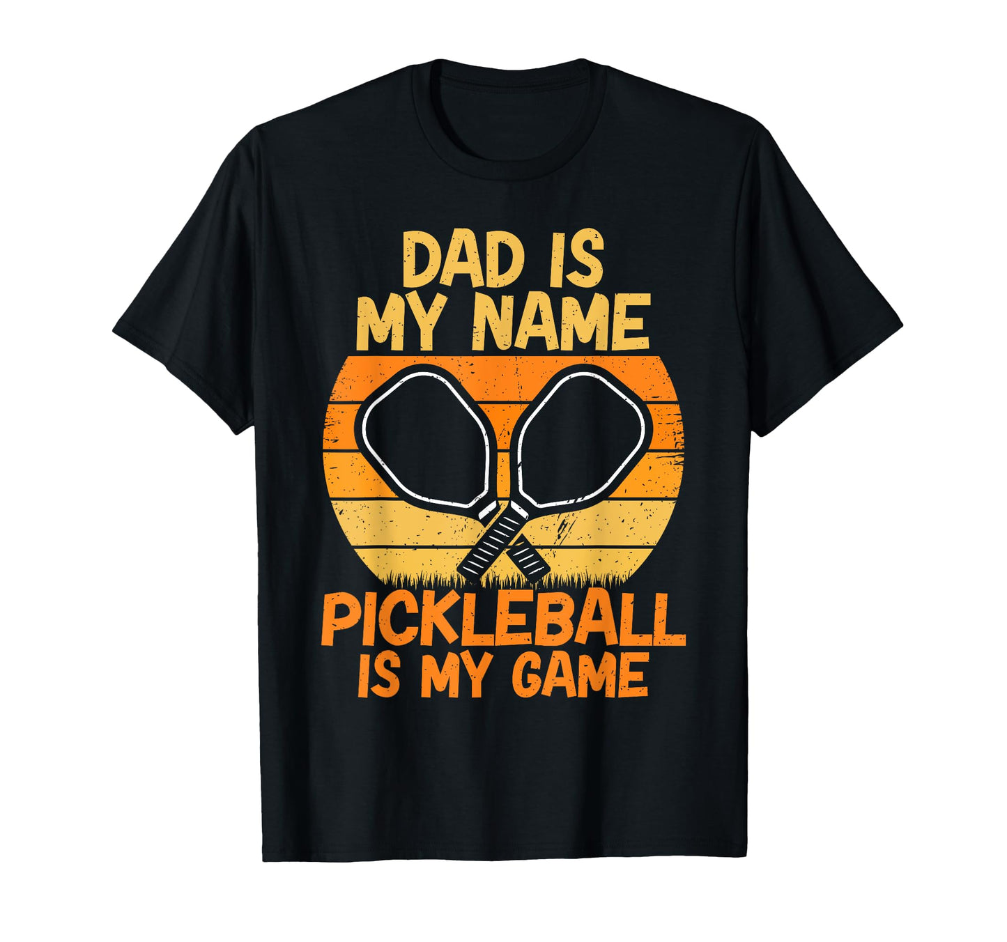Dad Is My Name Pickleball Is My Game T-Shirt - Minimalist Print Unisex - T-Shirt, Sweatshirt, Hoodie