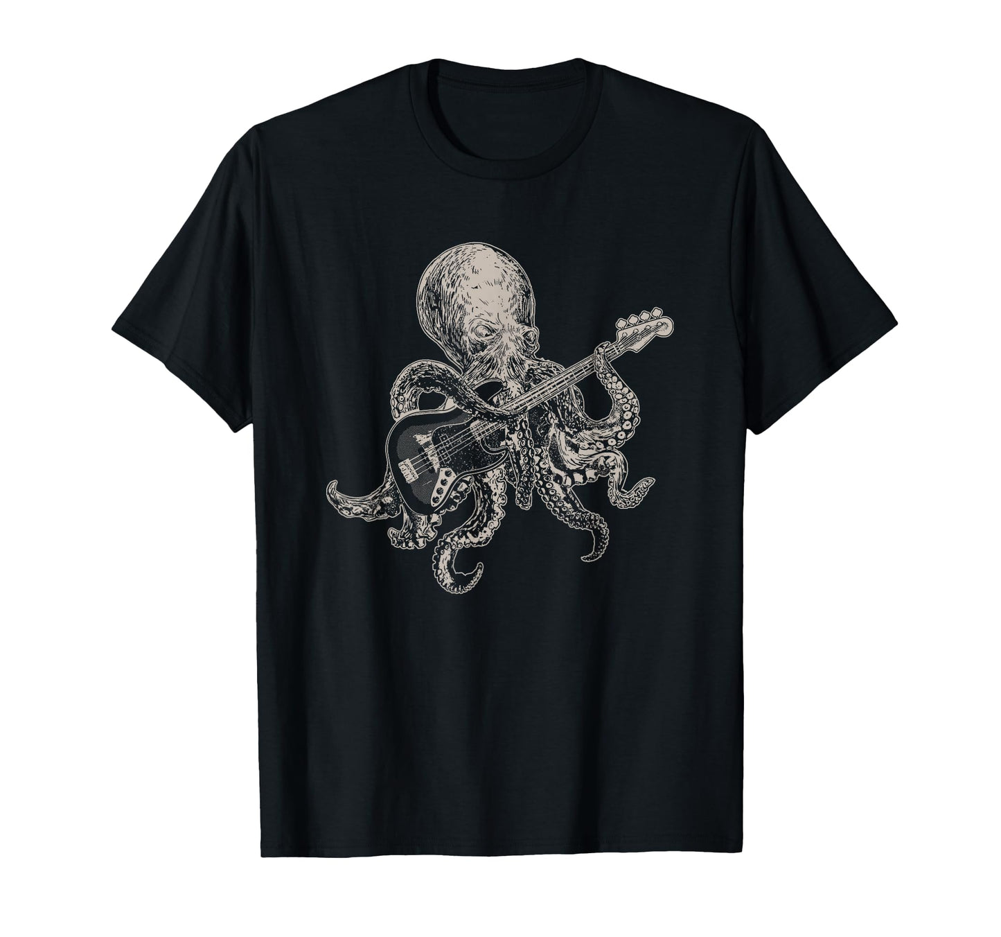 Bassist Octopus Bass Player Animal T-Shirt - Trendy Graphic Men Women - T-Shirt, Sweatshirt, Hoodie