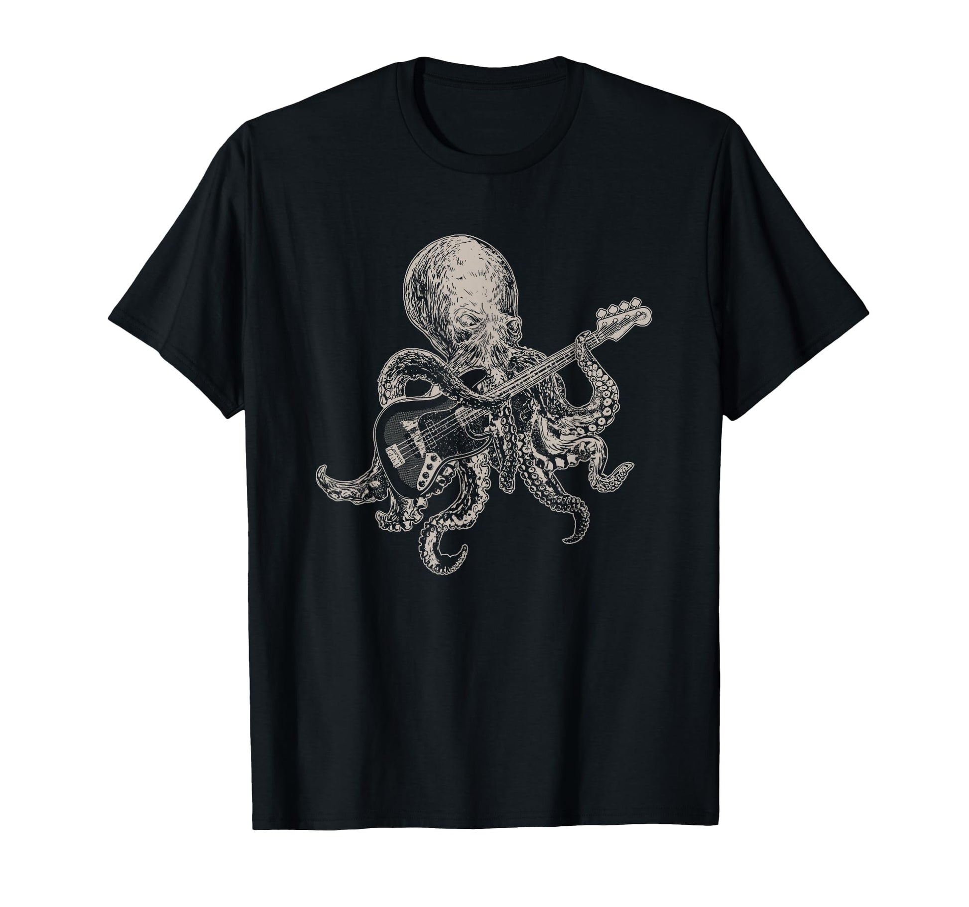 Bassist Octopus Bass Player Animal T-Shirt - Trendy Graphic Men Women - T-Shirt, Sweatshirt, Hoodie