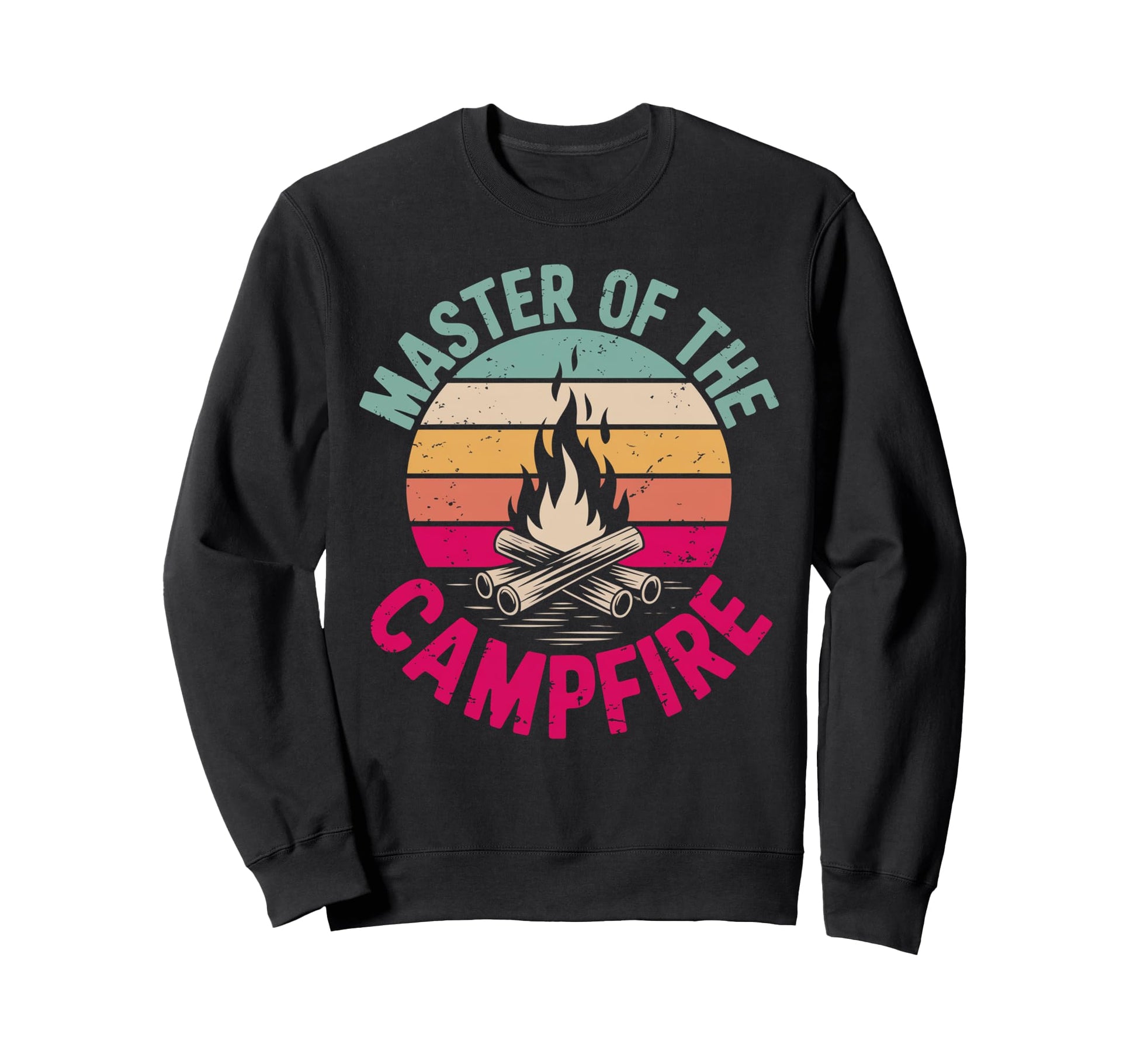 Master Campfire Dad Camping Gifts Sweatshirt - Unique Graphic Unisex - T-Shirt, Sweatshirt, Hoodie