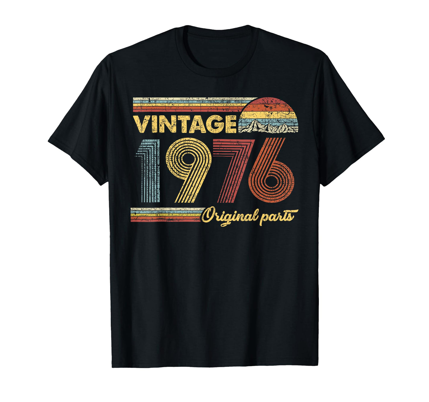 1976 Original Parts 50Th Birthday T-Shirt - Unique Graphic Men Women - T-Shirt, Sweatshirt, Hoodie