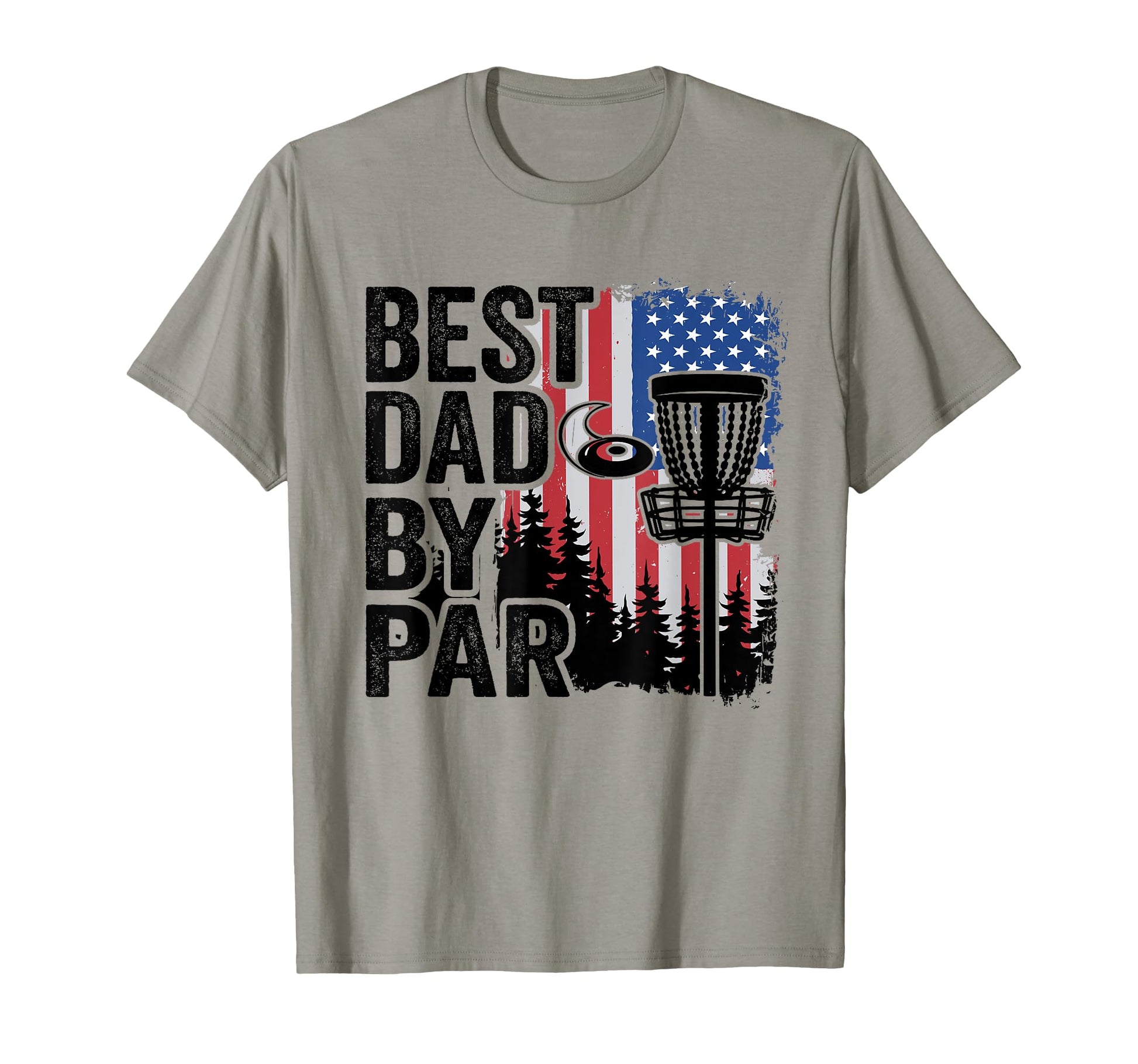 Us American Flag Disc Golf Basket Disc T-Shirt - Trendy Graphic Men Women - T-Shirt, Sweatshirt, Hoodie