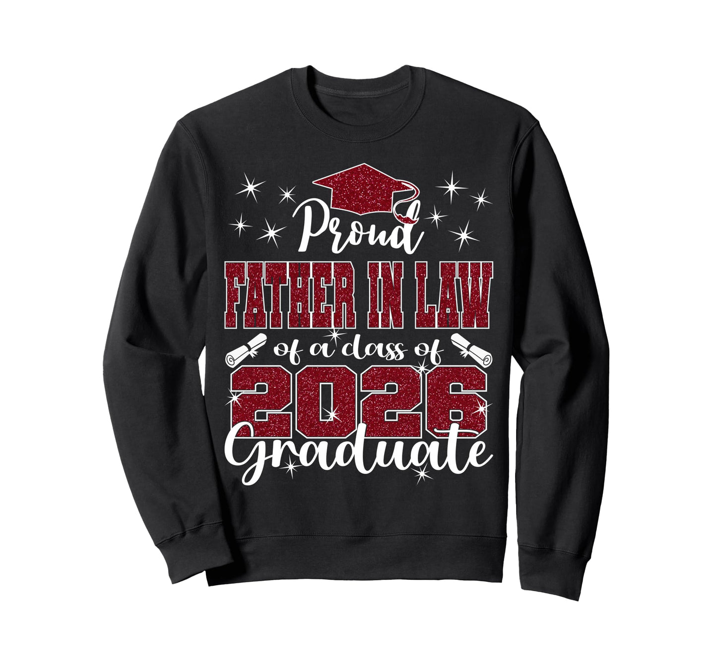 Super Proud Father Law 2026 Sweatshirt - Minimalist Print Men Women - T-Shirt, Sweatshirt, Hoodie