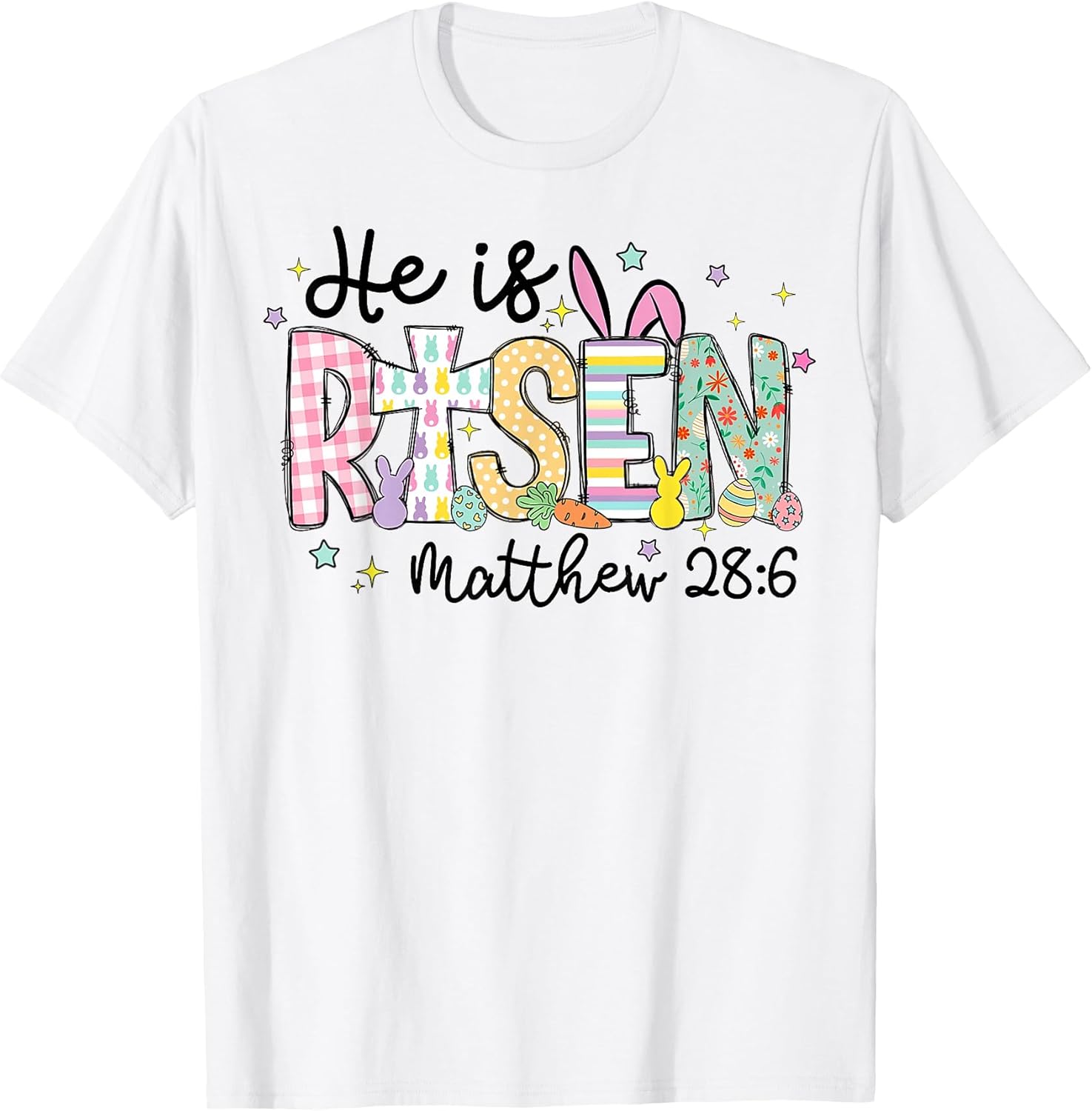 He is Risen Jesus God Christians Rabbit Easter Day Unisex T-shirt, Sweatshirt, Hoodie, Long Sleeve Tee - T-Shirt, Sweatshirt, Hoodie