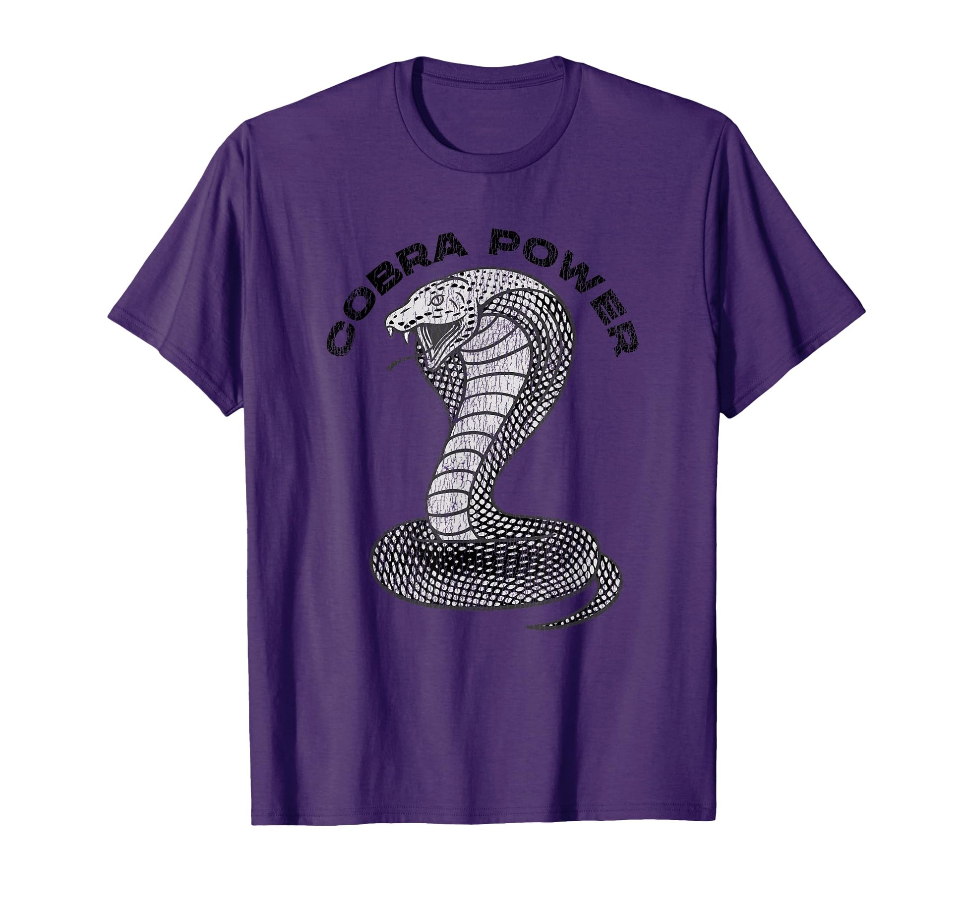 Distressed King Cobra Power Snake Muscle T-Shirt - Novelty Apparel Unisex - T-Shirt, Sweatshirt, Hoodie