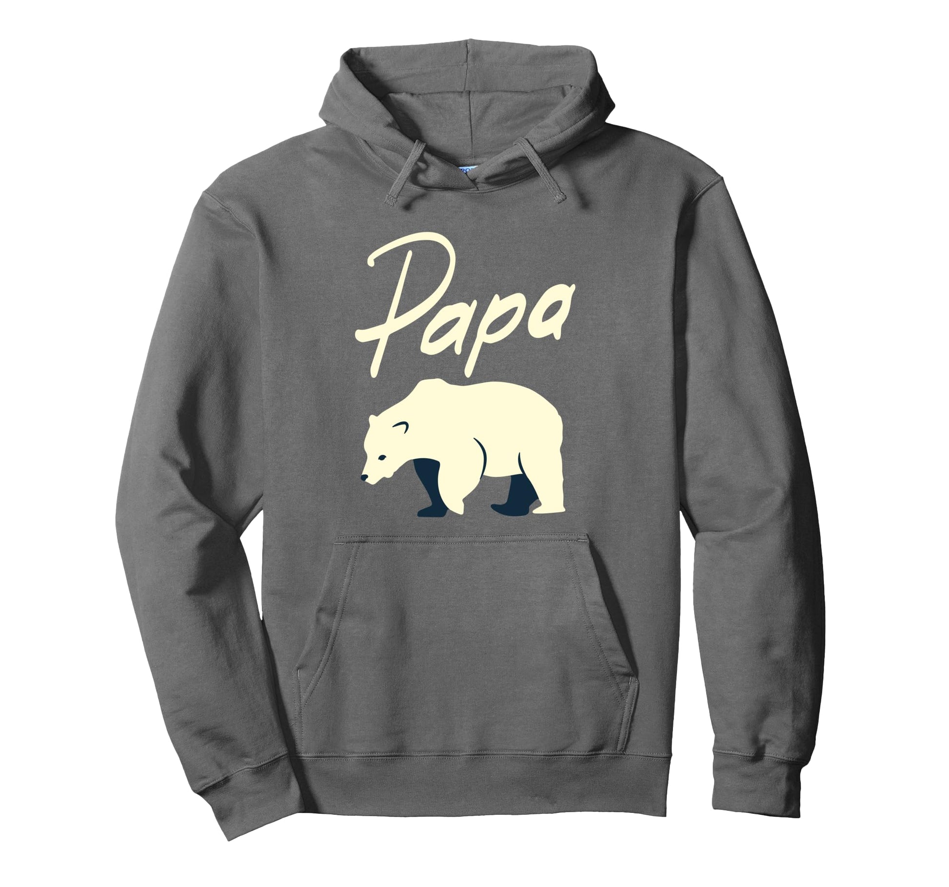 Papa Bear Fun Polar Bear Daddy Fathers Hoodie - Novelty Apparel Men Women - T-Shirt, Sweatshirt, Hoodie