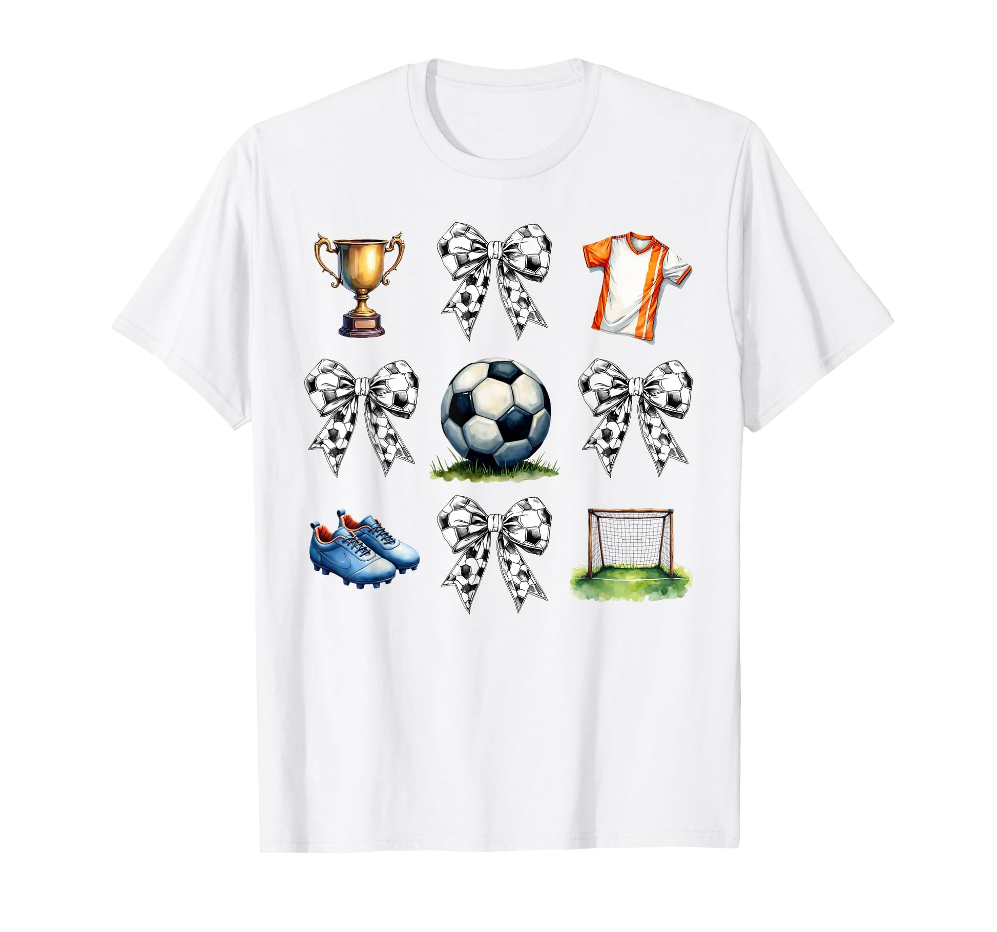 Coquette Bow Soccer Game Days T-Shirt - Casual Everyday Wear for Adults - T-Shirt, Sweatshirt, Hoodie