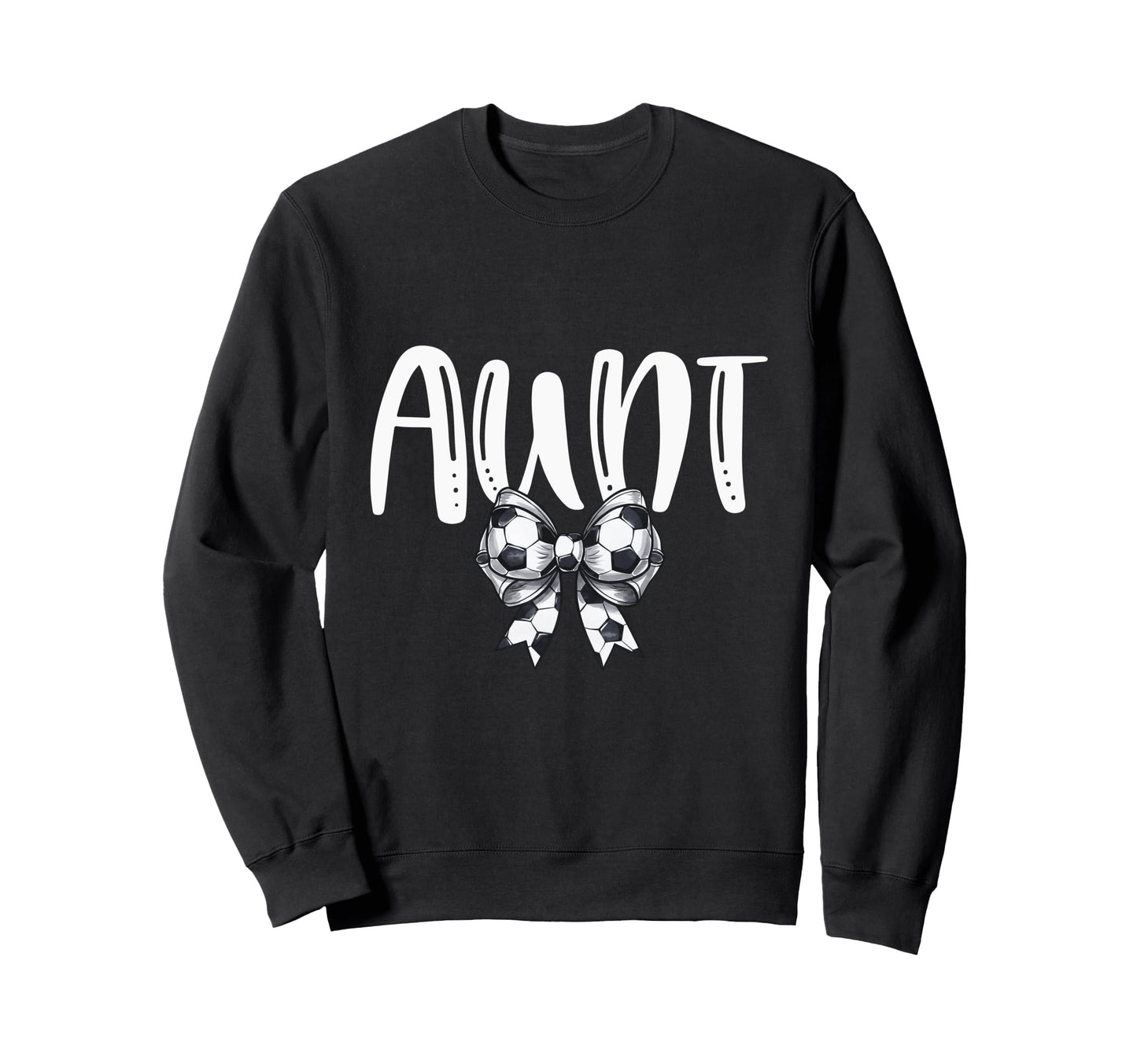 Coquette Soccer Aunt Spirit Sweatshirt - Aesthetic Graphic for Adults - T-Shirt, Sweatshirt, Hoodie