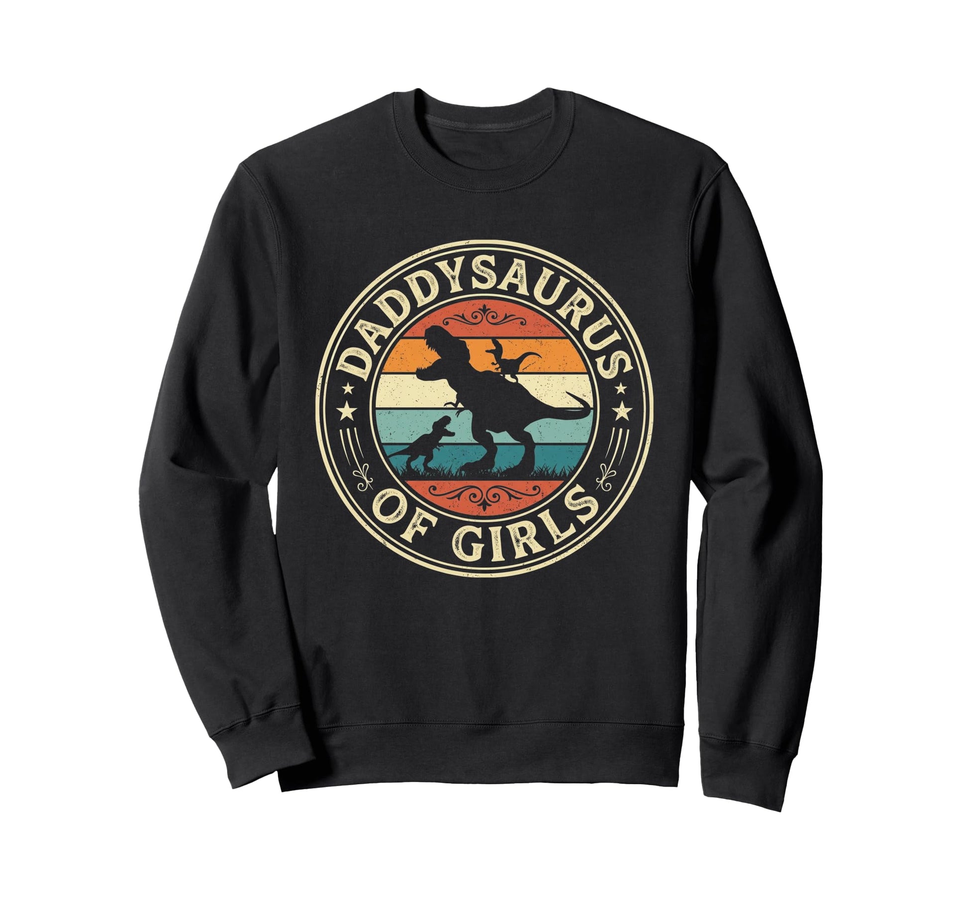 Daddy Saurus Daughter Dad Fathers Day Dad Sweatshirt - Graphic Print Unisex - T-Shirt, Sweatshirt, Hoodie