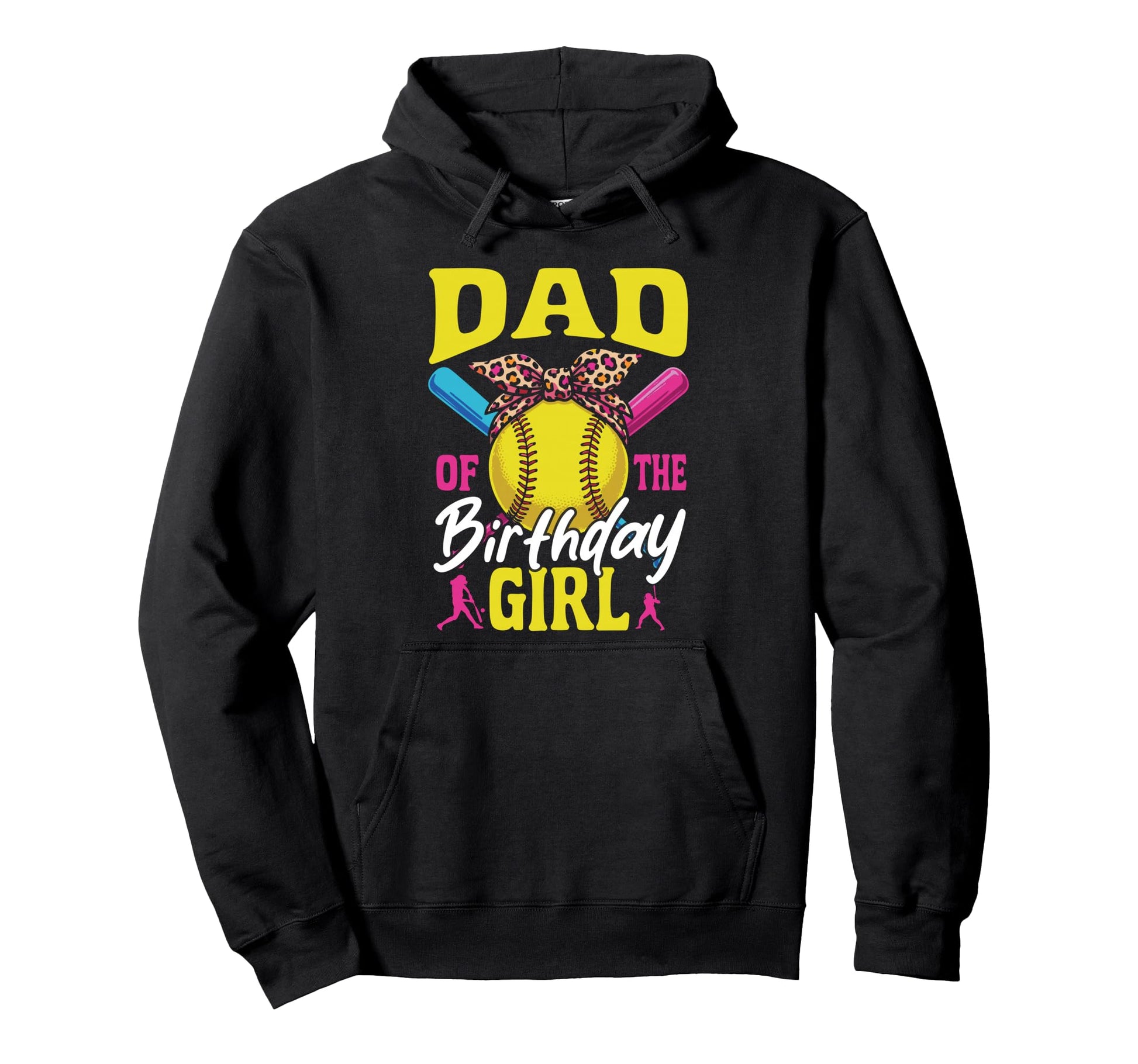Dad Birthday Softball Birthday Hoodie - Streetwear Style Unisex - T-Shirt, Sweatshirt, Hoodie