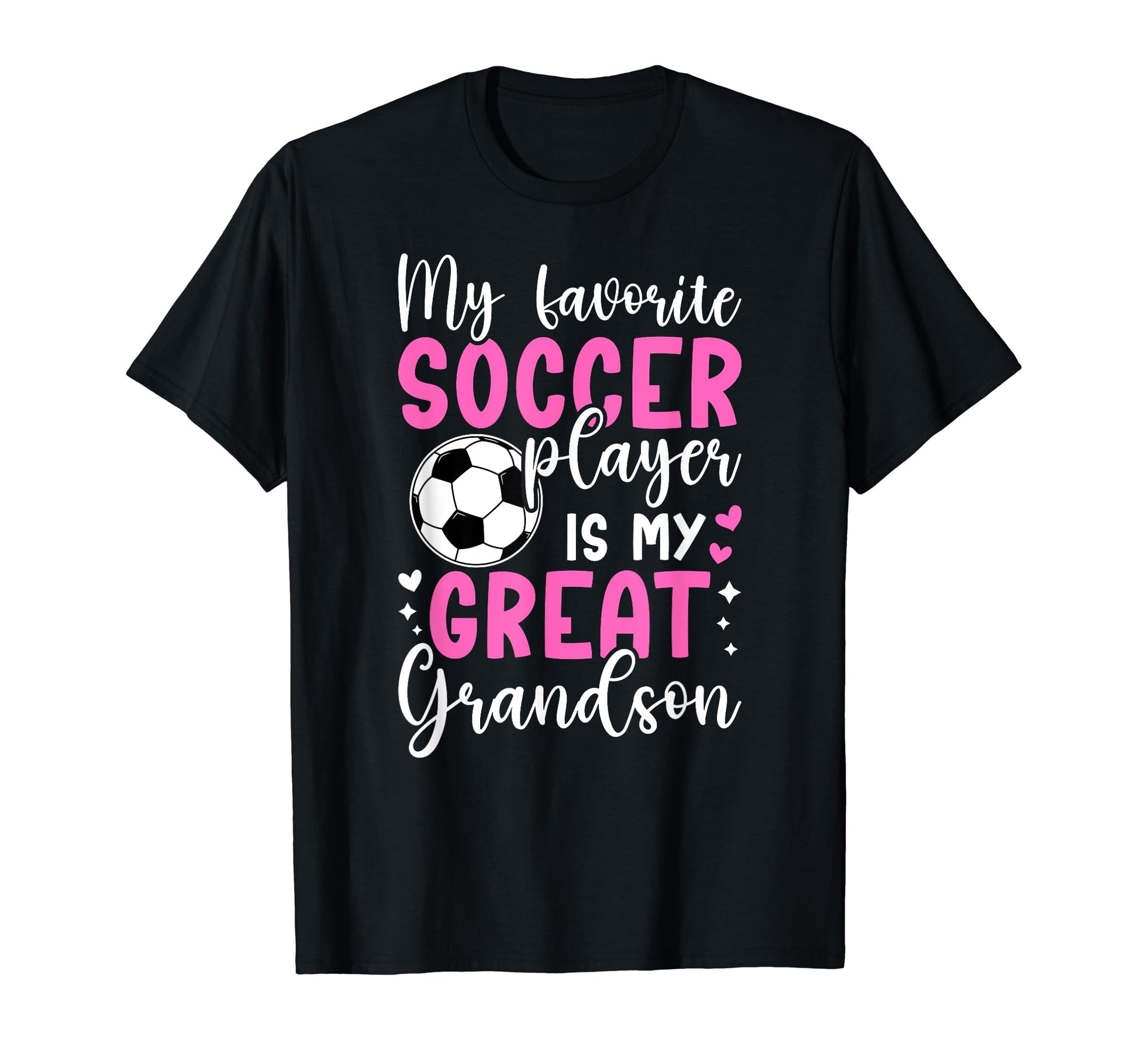 Proud Soccer Great Grandma Soccer T-Shirt - Graphic Print for Adults - T-Shirt, Sweatshirt, Hoodie