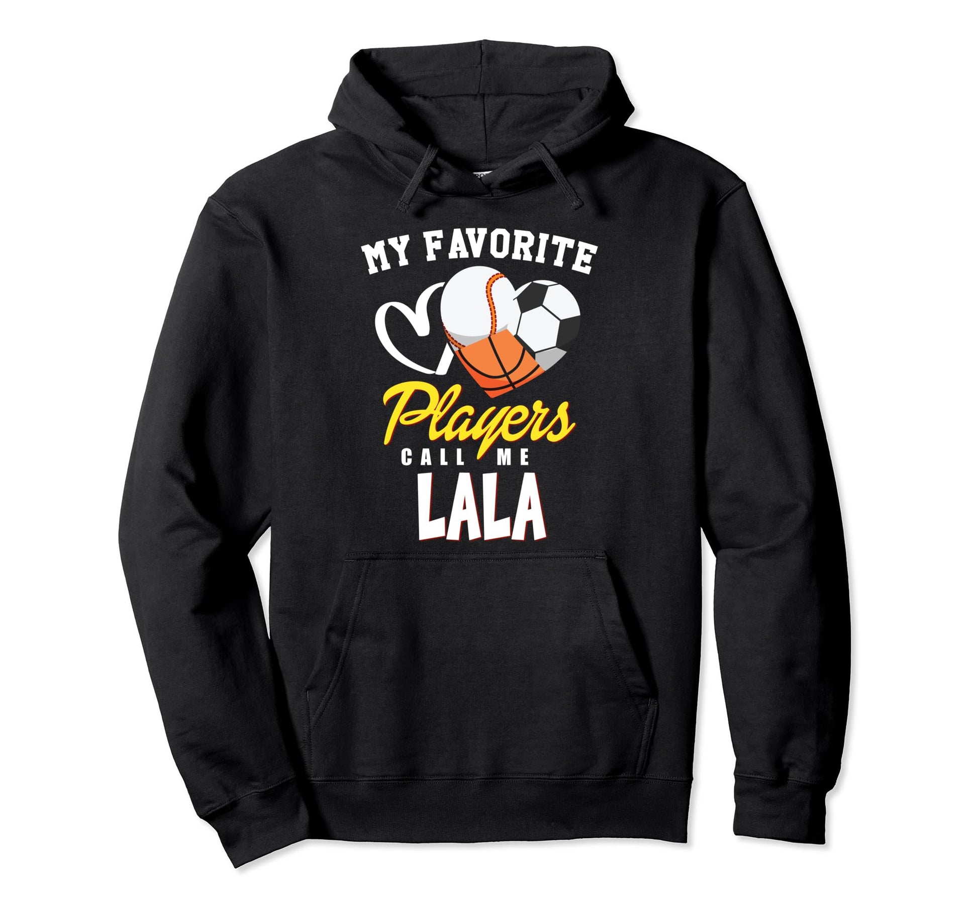 My Favorite Players Baseball Soccer Hoodie - Fun Novelty Design Men Women - T-Shirt, Sweatshirt, Hoodie