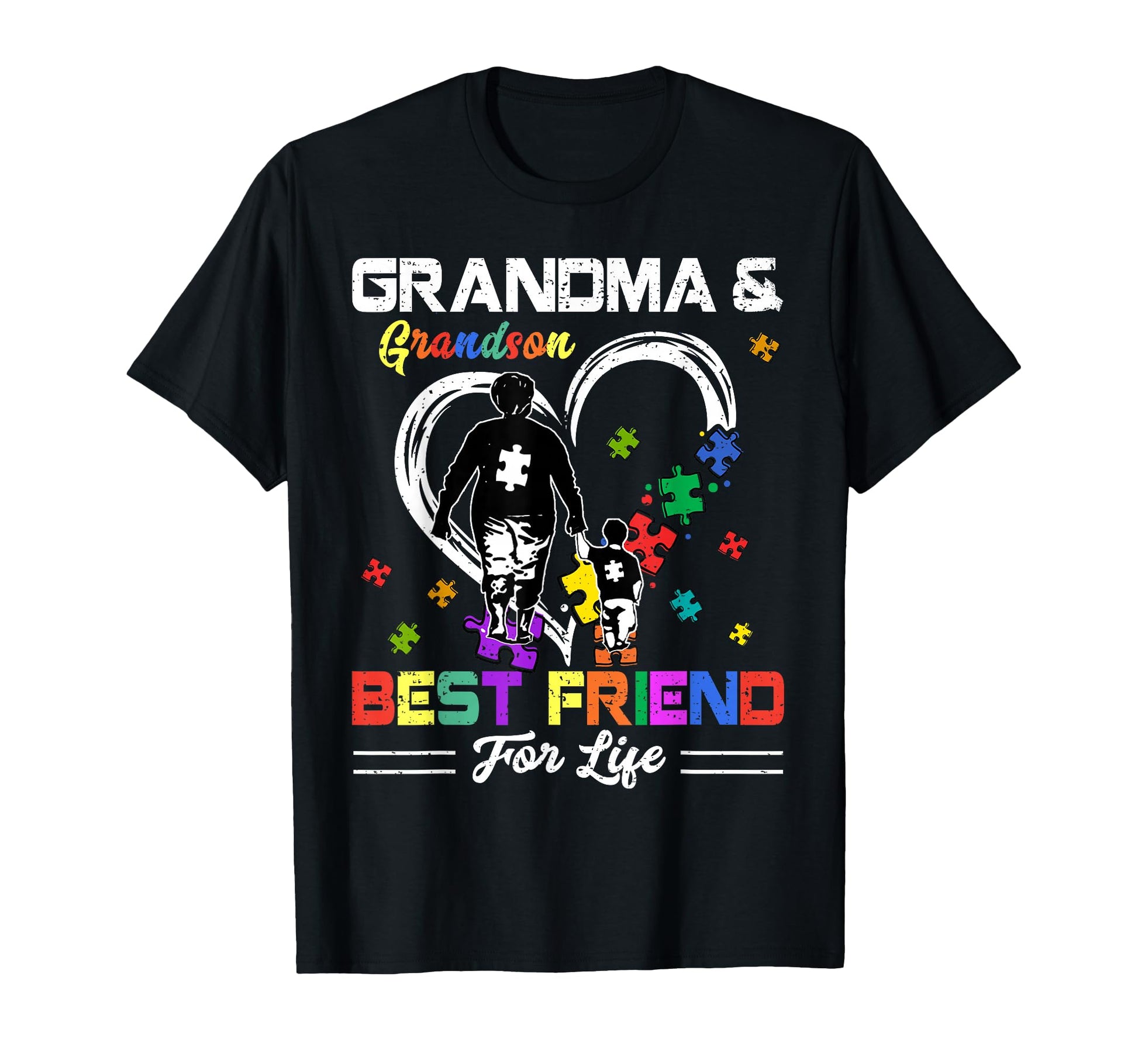 Grandma And Grandson Best Friend Life T-Shirt - Streetwear Style Men Women - T-Shirt, Sweatshirt, Hoodie