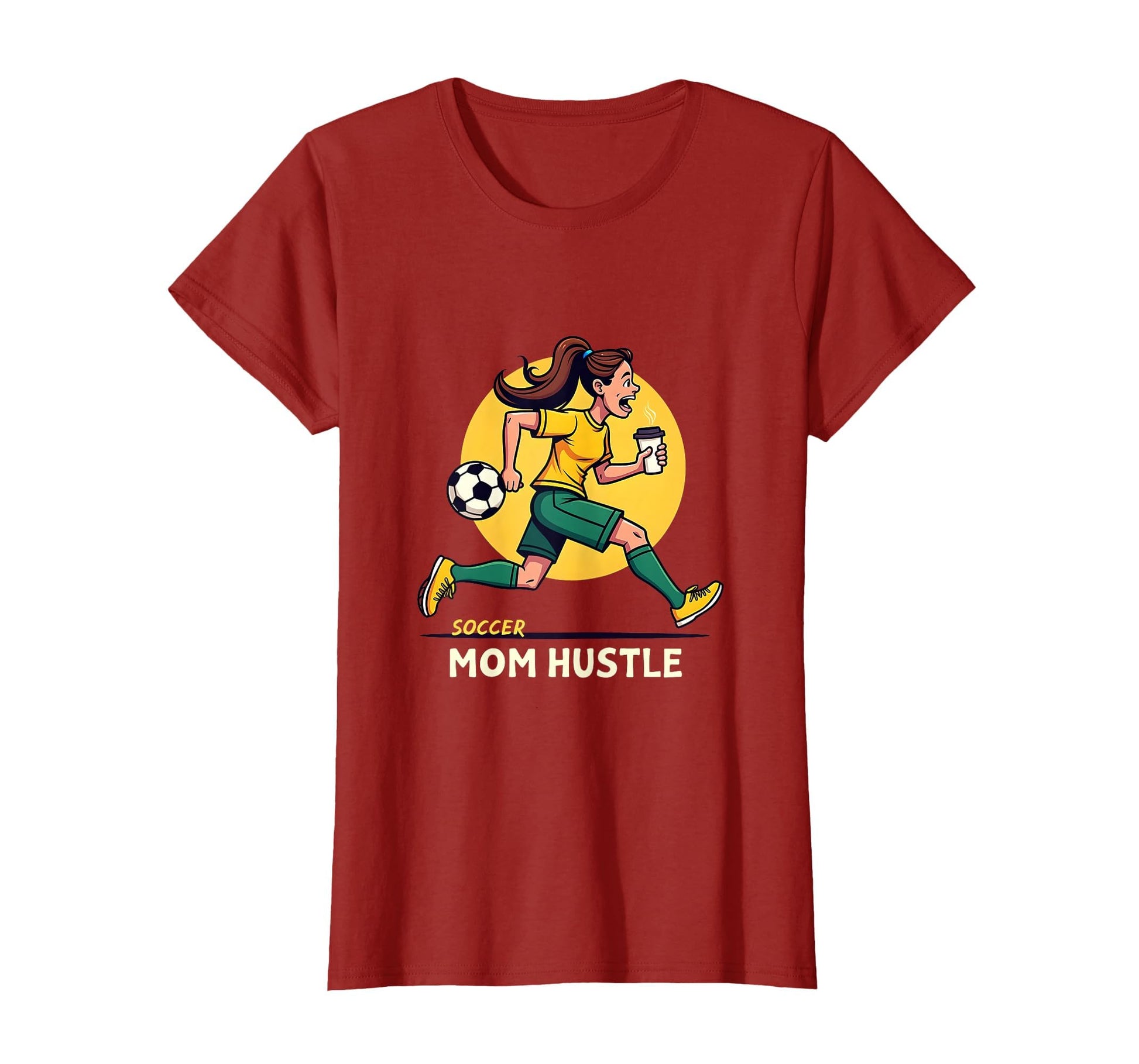 Soccer Mom Hustle T-Shirt - Custom Art Print Men Women - T-Shirt, Sweatshirt, Hoodie