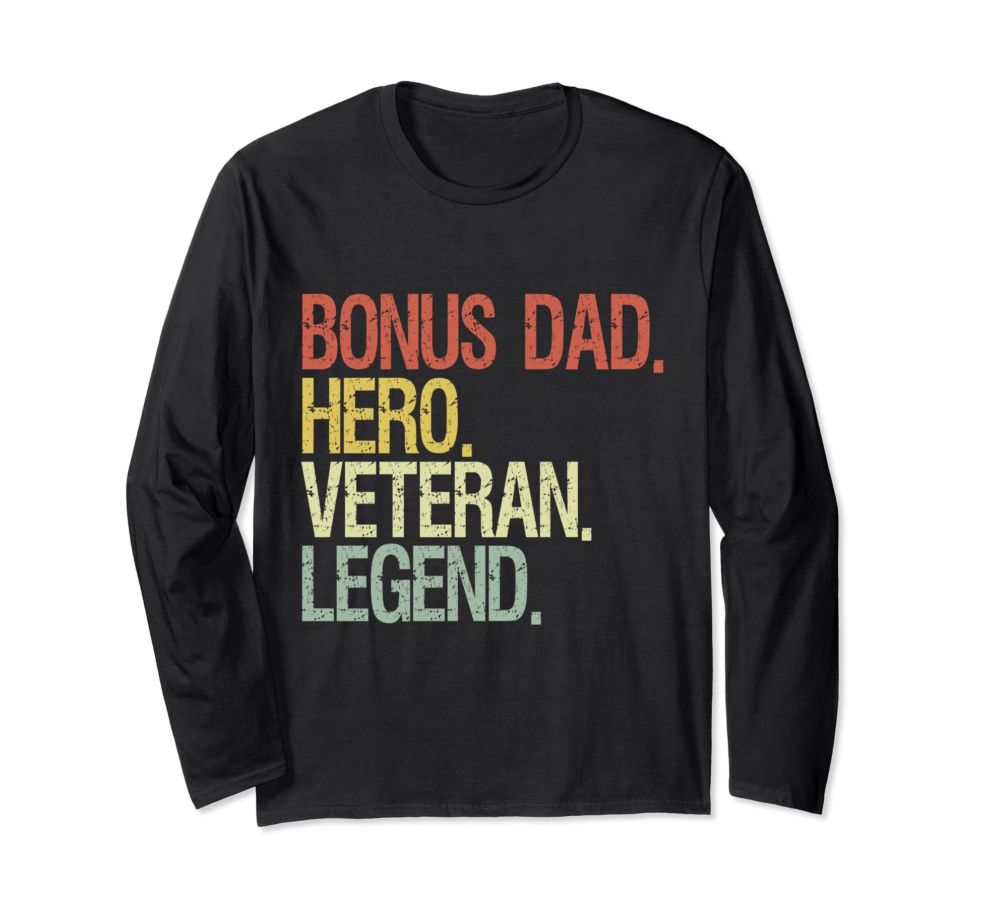 Veteran Stepdad Gifts Veteran Step Dad Sweatshirt - Custom Art Print Unisex - T-Shirt, Sweatshirt, Hoodie