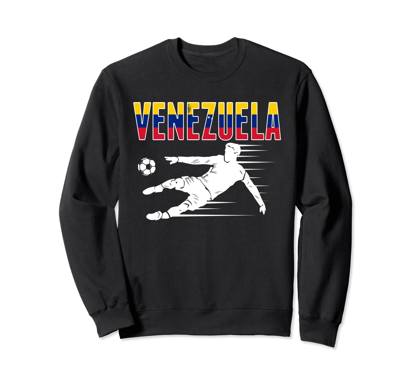 Venezuela Soccer Fans Jersey Sweatshirt - Graphic Print for Adults - T-Shirt, Sweatshirt, Hoodie