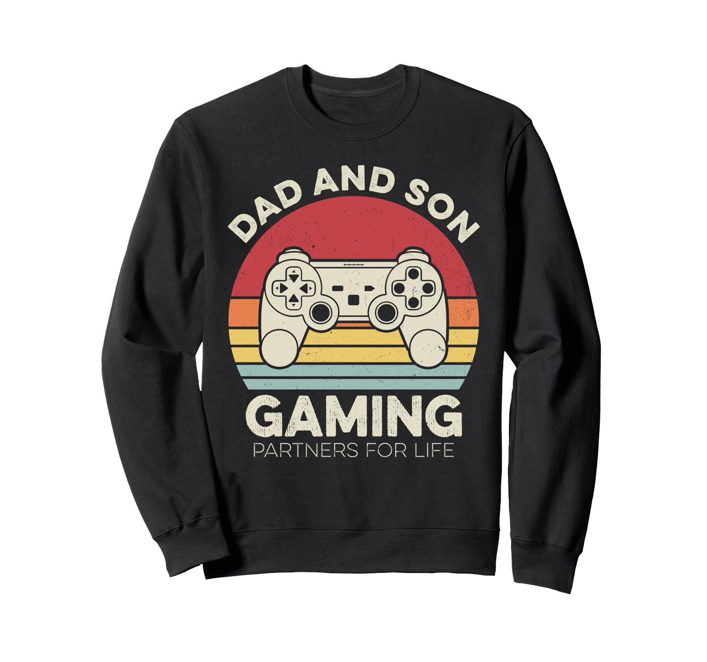 Dad And Son Gaming Partners Life Sweatshirt - Novelty Apparel Unisex - T-Shirt, Sweatshirt, Hoodie