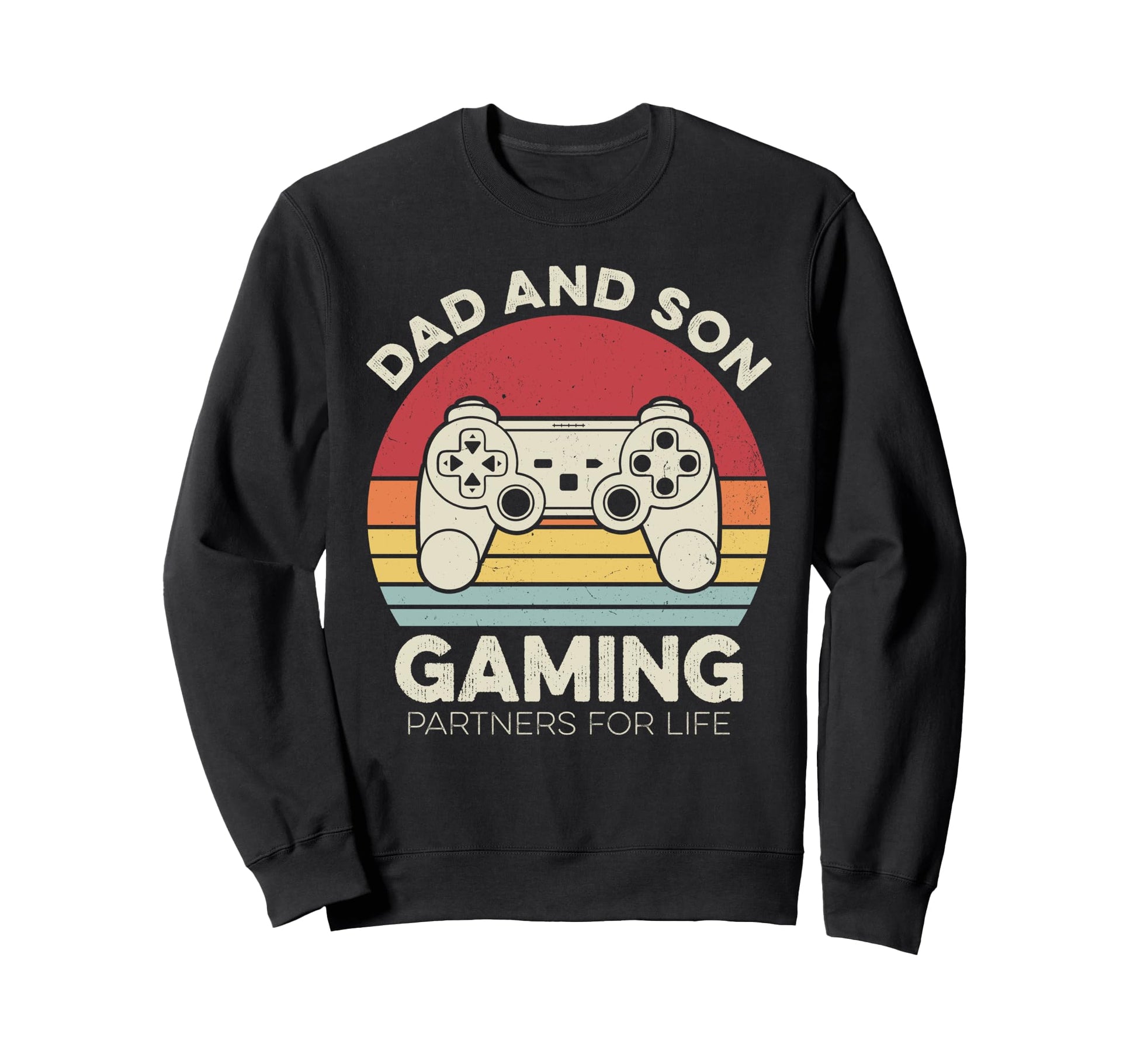 Dad And Son Gaming Partners Life Sweatshirt - Novelty Apparel Unisex - T-Shirt, Sweatshirt, Hoodie