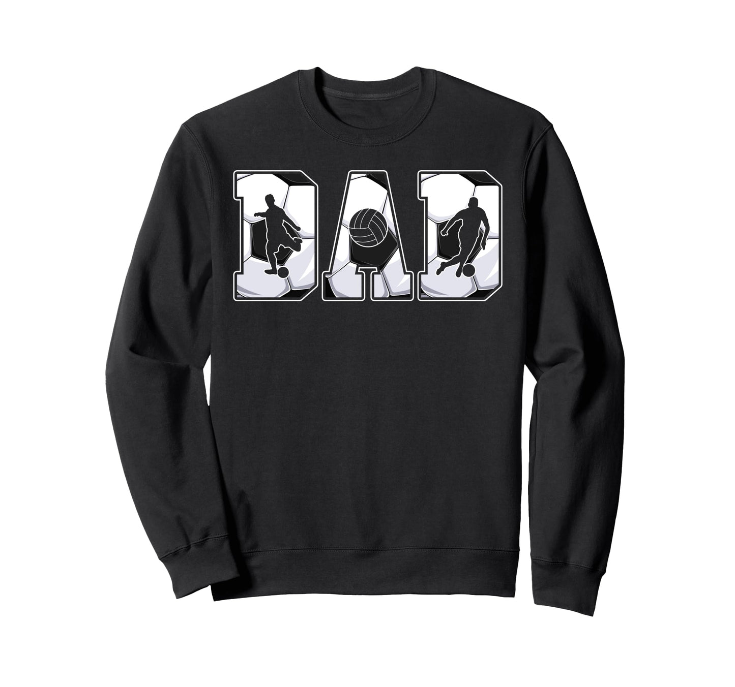 Soccer Dad Daddy Father Happy Sweatshirt - Aesthetic Graphic Men Women - T-Shirt, Sweatshirt, Hoodie