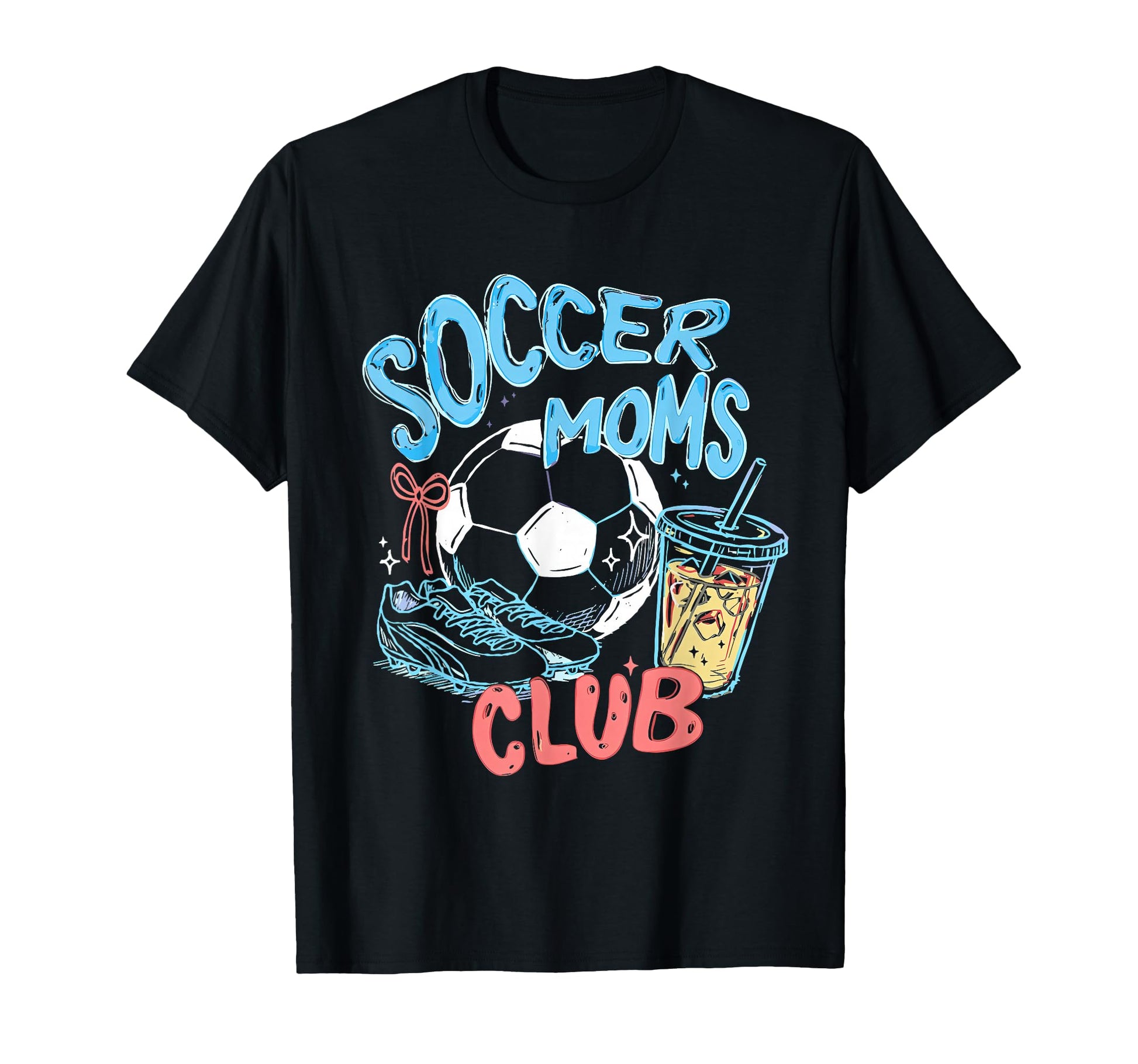 Soccer Moms Club T-Shirt - Graphic Print Men Women - T-Shirt, Sweatshirt, Hoodie