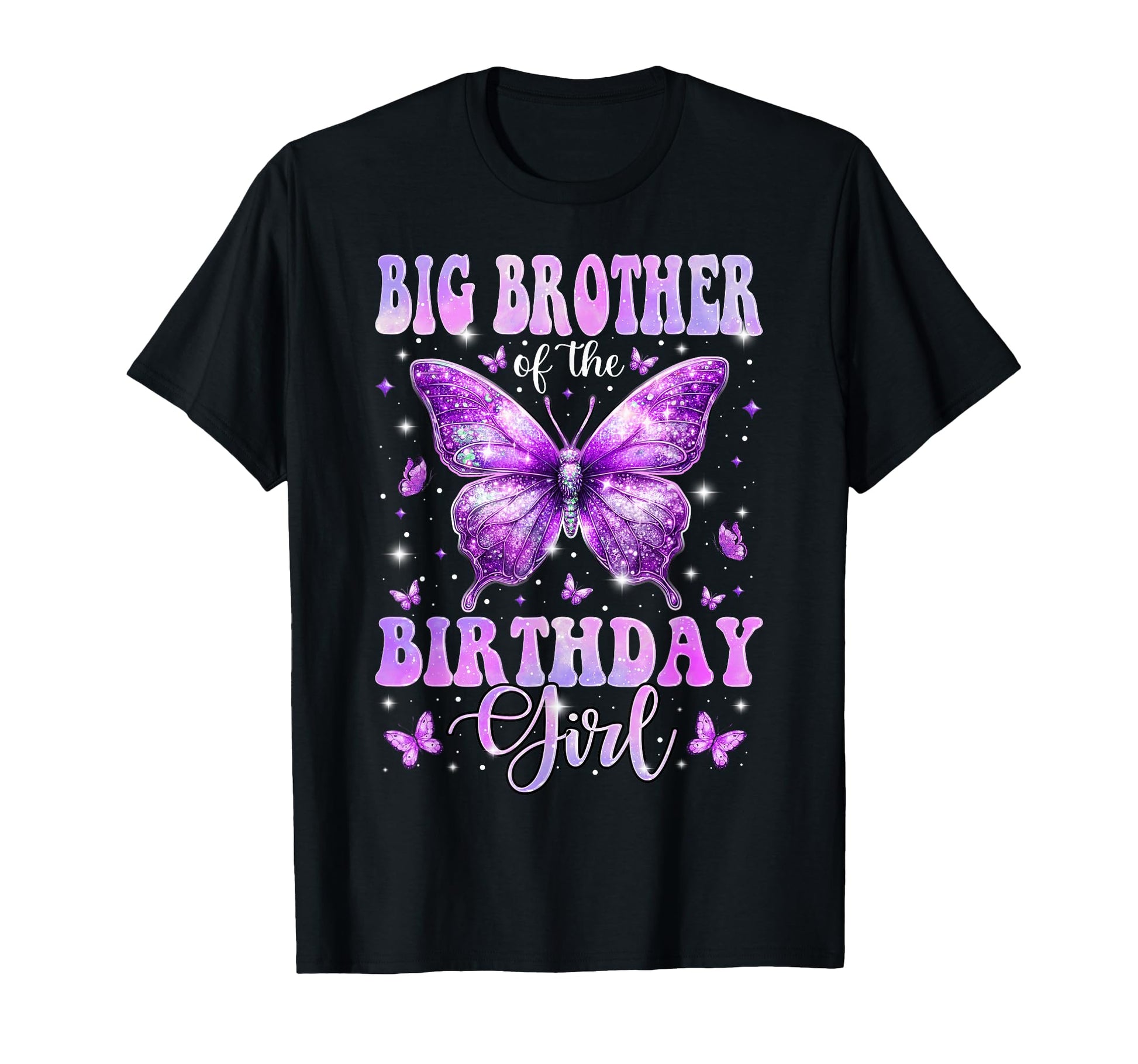 Big Brother Birthday Butterfly Family T-Shirt - Aesthetic Graphic Unisex - T-Shirt, Sweatshirt, Hoodie