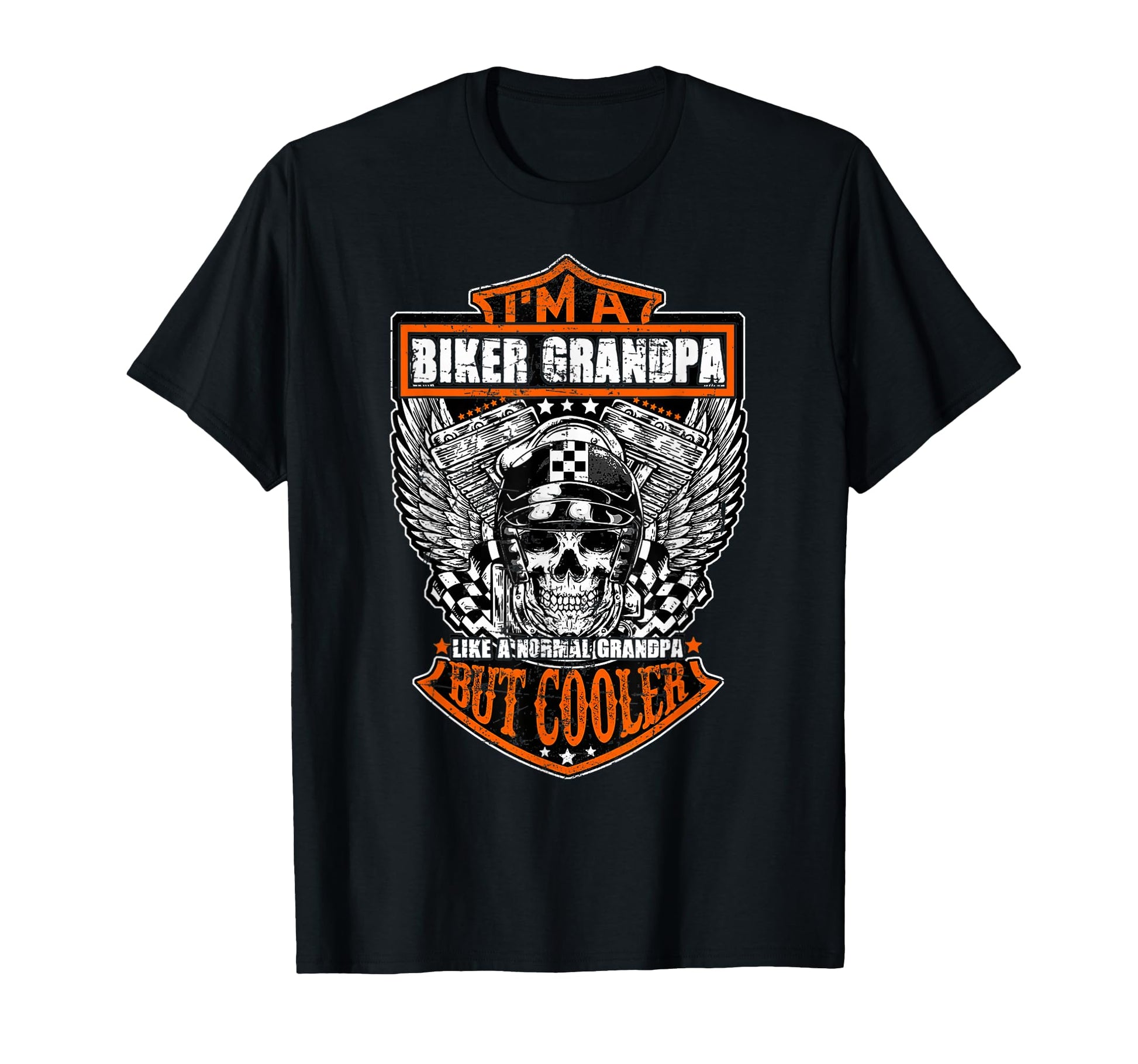 Im Biker Grandpa Like Normal Grandpa T-Shirt - Trendy Graphic for Adults - T-Shirt, Sweatshirt, Hoodie